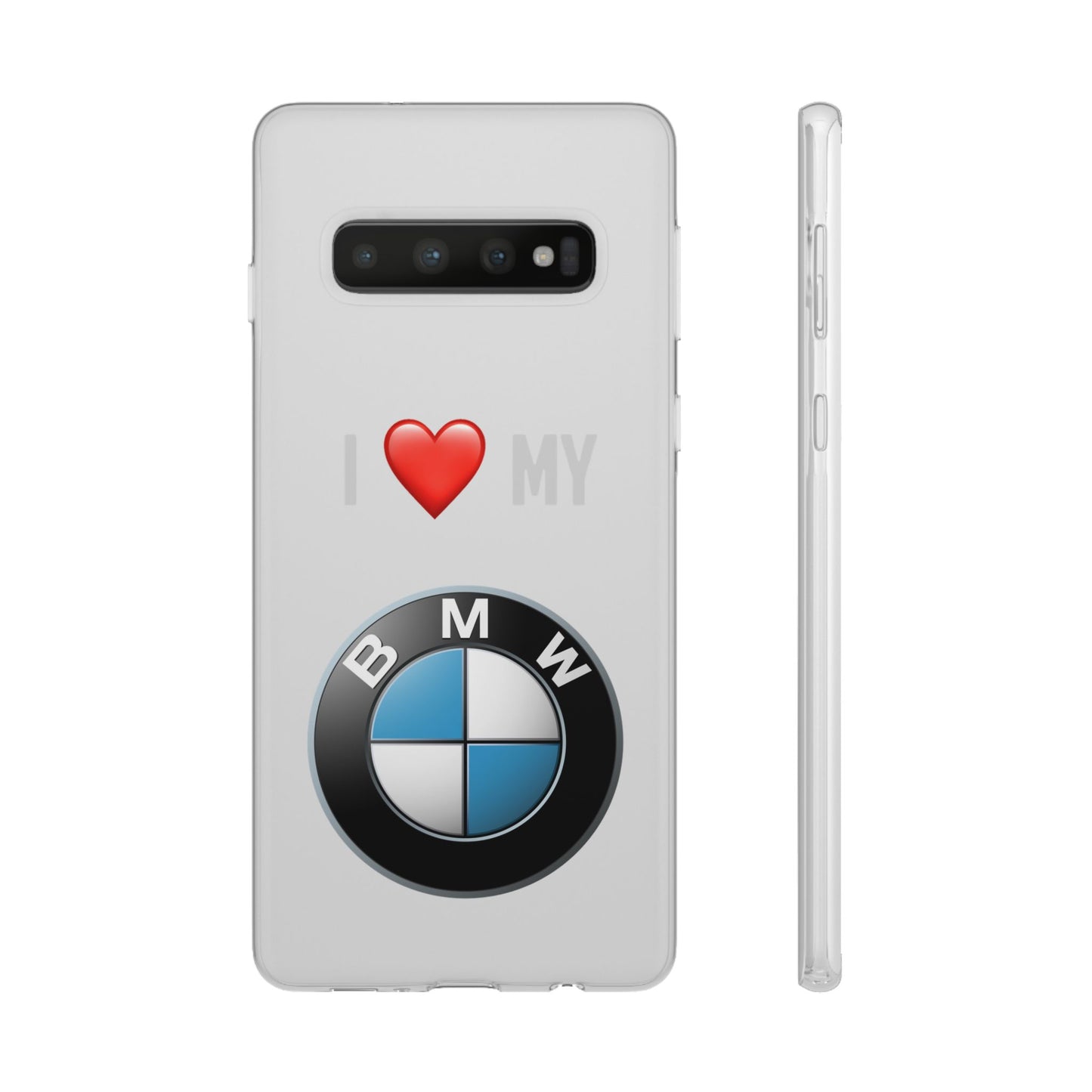 BMW Phone Case - Flexible And Frosted TPU Plastic I Love My BMW Phone Case