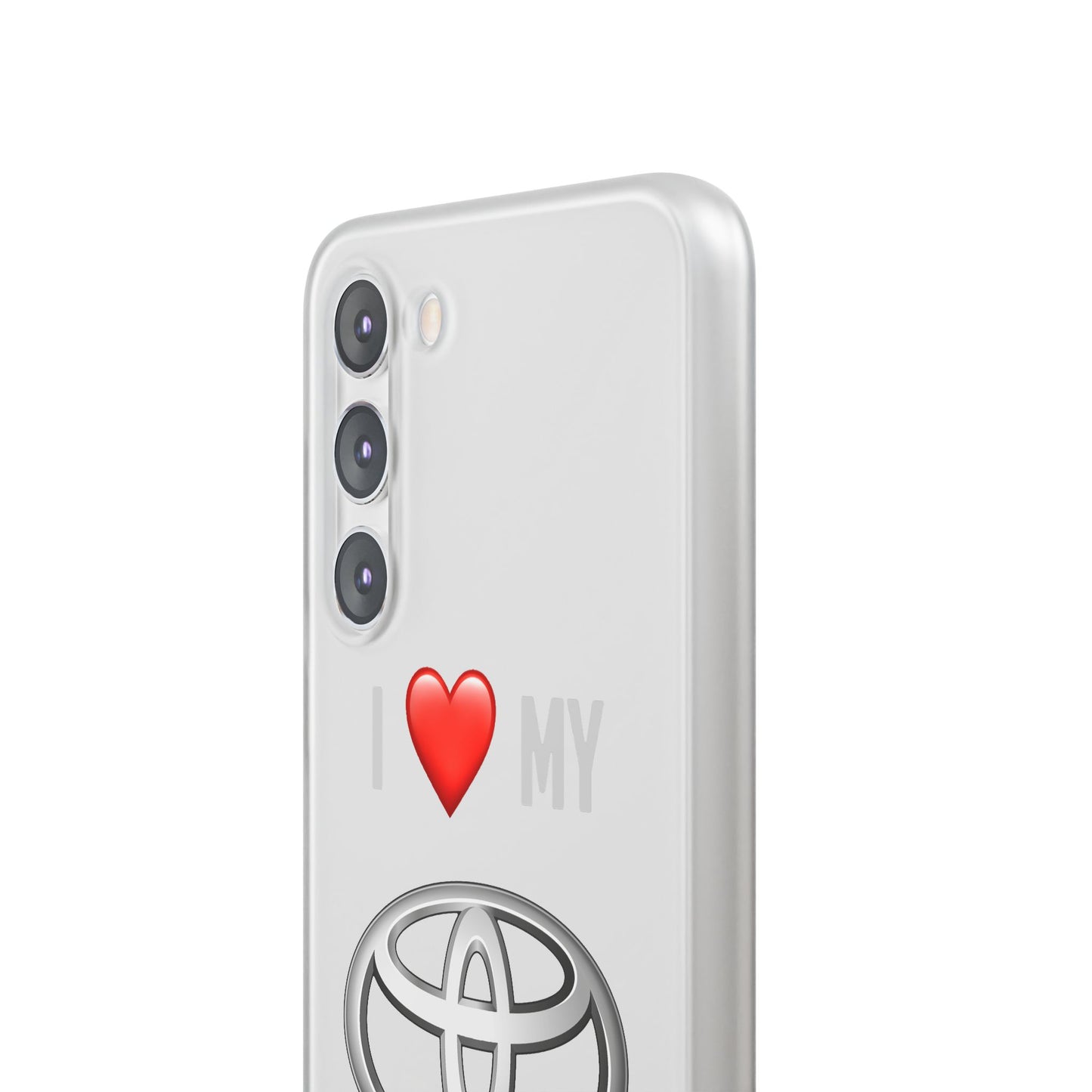 Toyota Phone Case - Flexible And Frosted TPU Plastic I Love My Toyota Phone Case