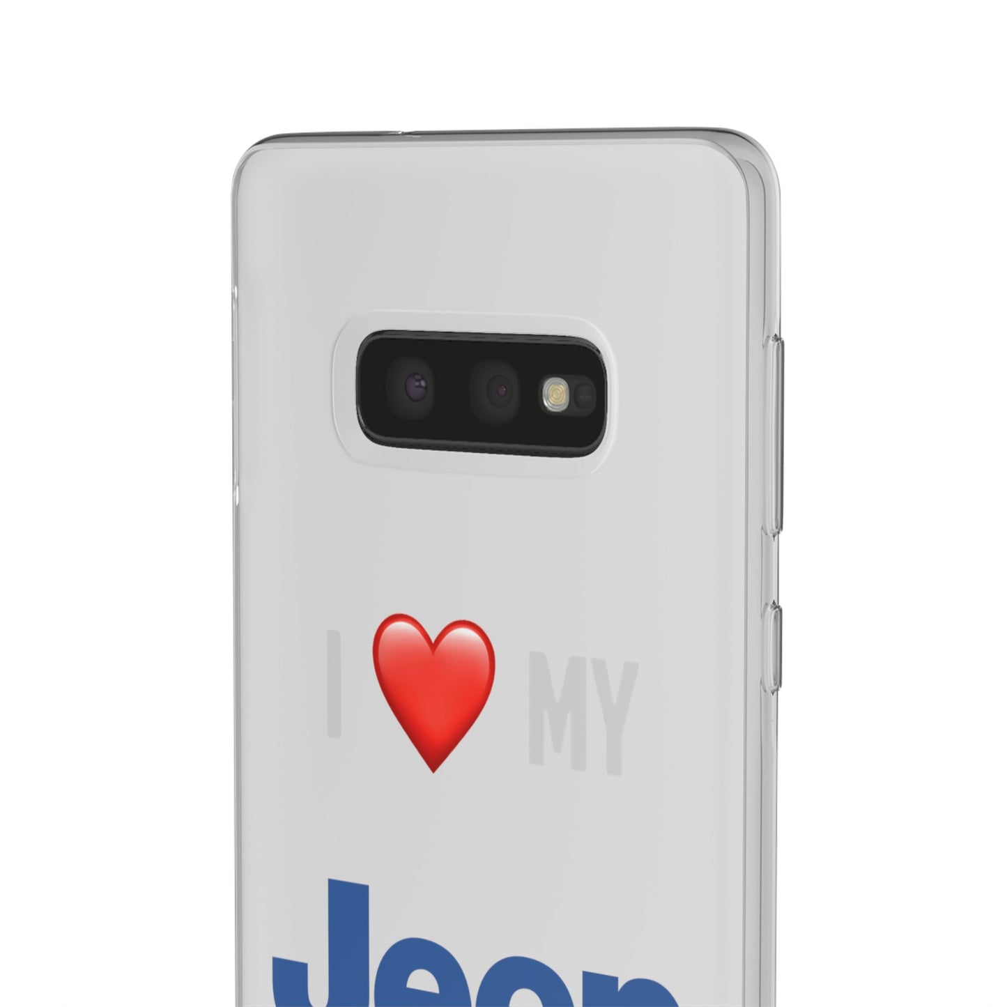 Jeep Phone Case - Flexible And Frosted TPU Plastic I Love My Jeep Phone Case