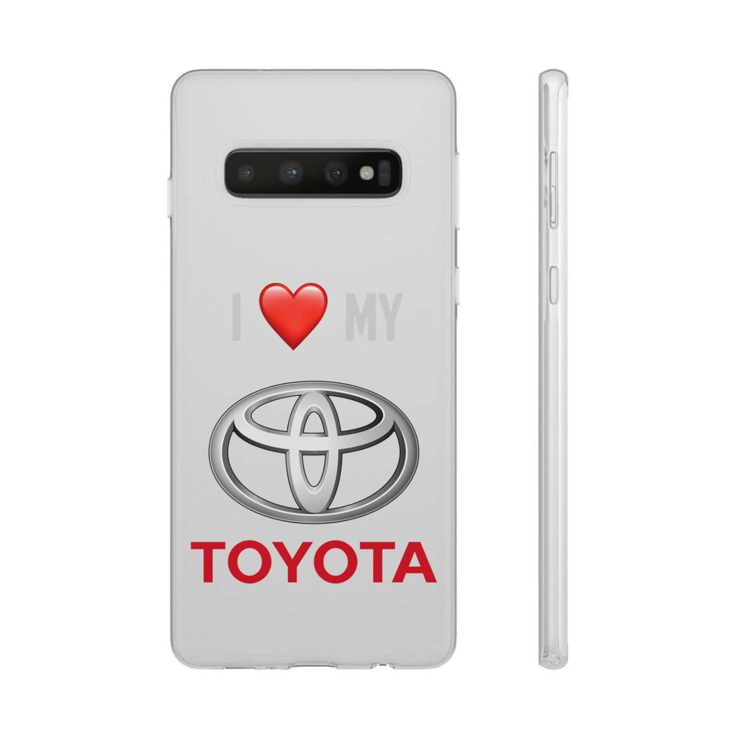 Toyota Phone Case - Flexible And Frosted TPU Plastic I Love My Toyota Phone Case