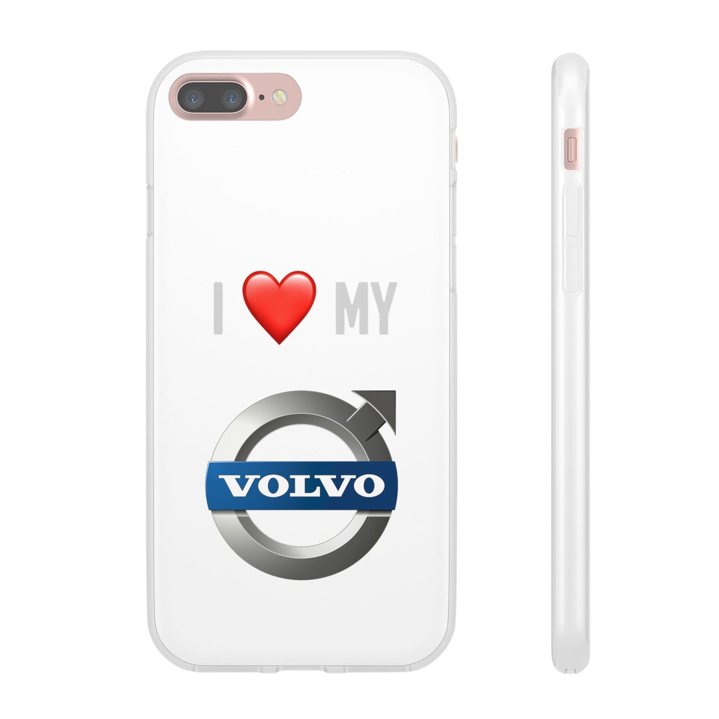 Volvo Phone Case - Flexible And Frosted TPU Plastic I Love My Volvo Phone Case