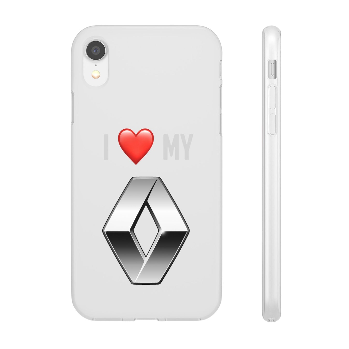 Renault Phone Case - Flexible And Frosted TPU Plastic I Love My Renault Phone Case