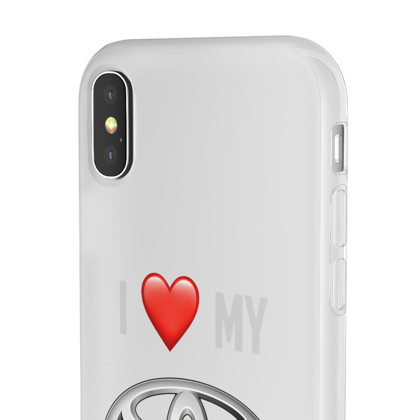 Toyota Phone Case - Flexible And Frosted TPU Plastic I Love My Toyota Phone Case