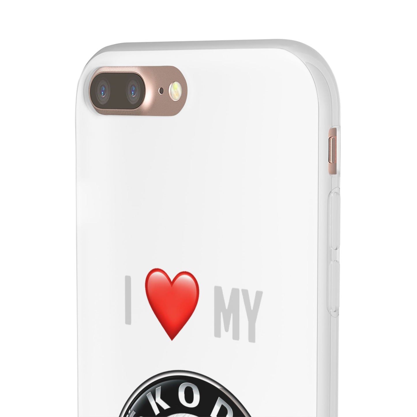 Skoda Phone Case - Flexible And Frosted TPU Plastic I Love My Skoda Phone Case
