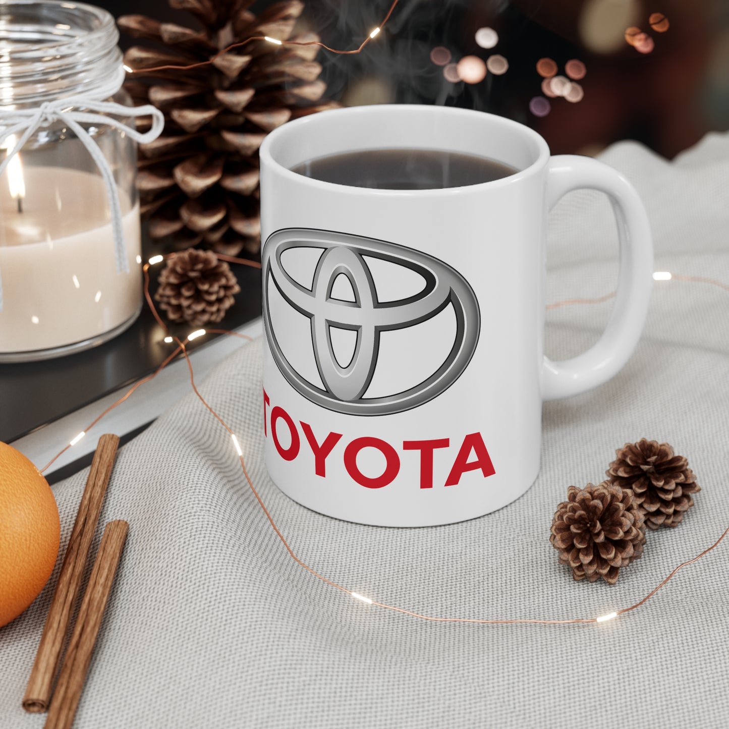 Toyota  - I Love my Toyota White Ceramic Coffee Cup 11oz, 15oz