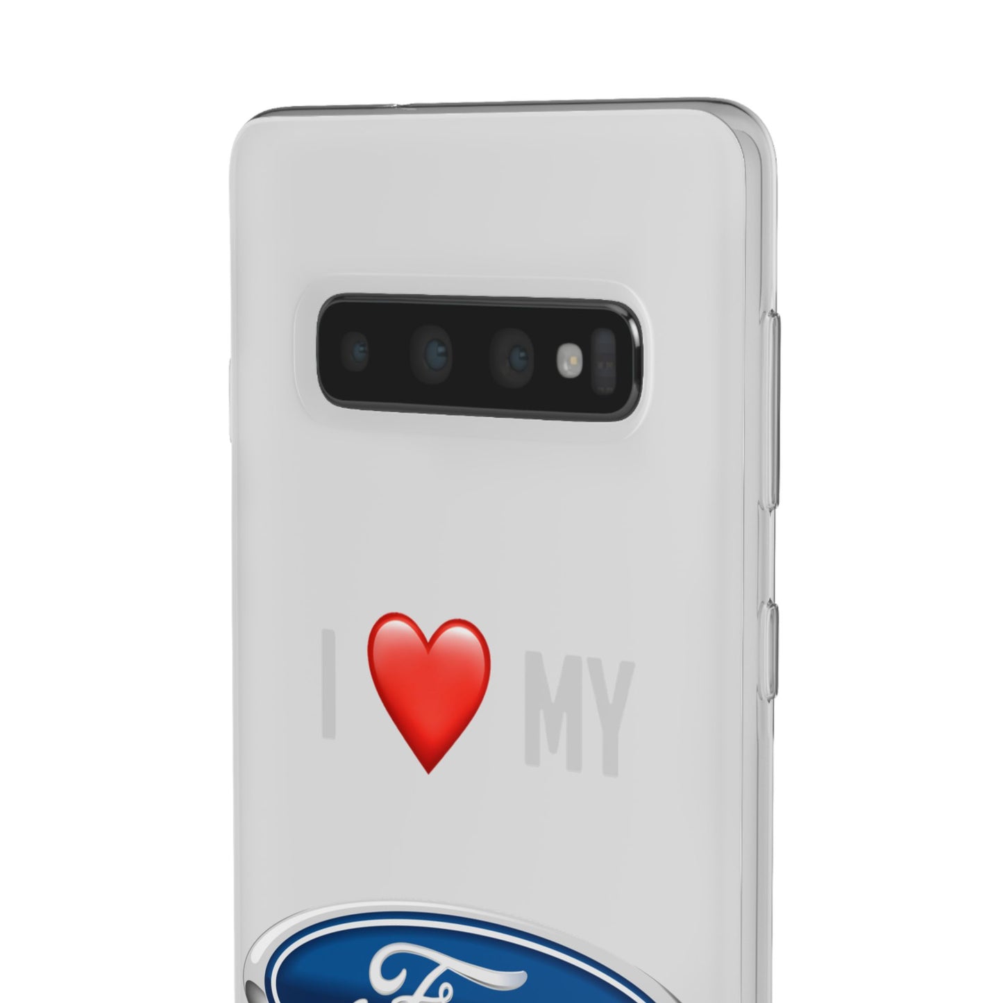 Ford Phone Case - Flexible And Frosted TPU Plastic I Love My Ford Phone Case