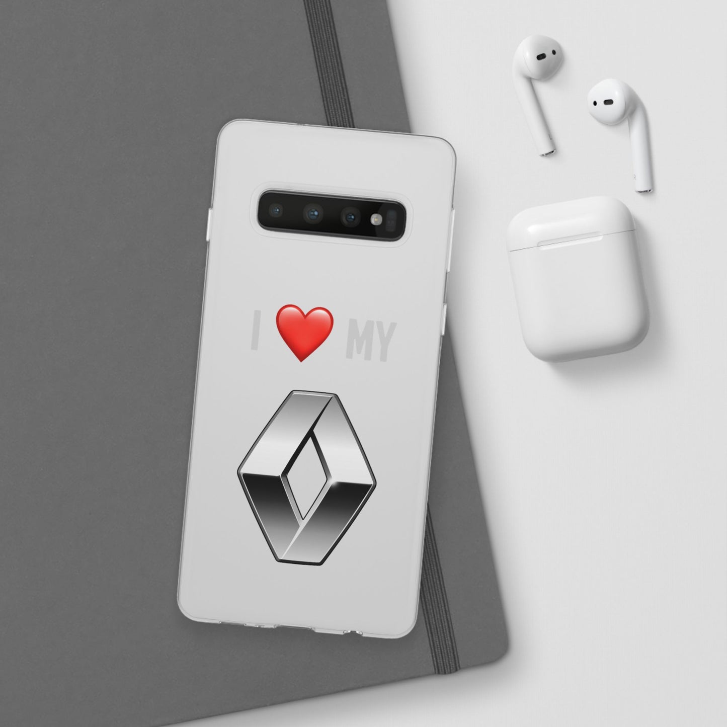 Renault Phone Case - Flexible And Frosted TPU Plastic I Love My Renault Phone Case