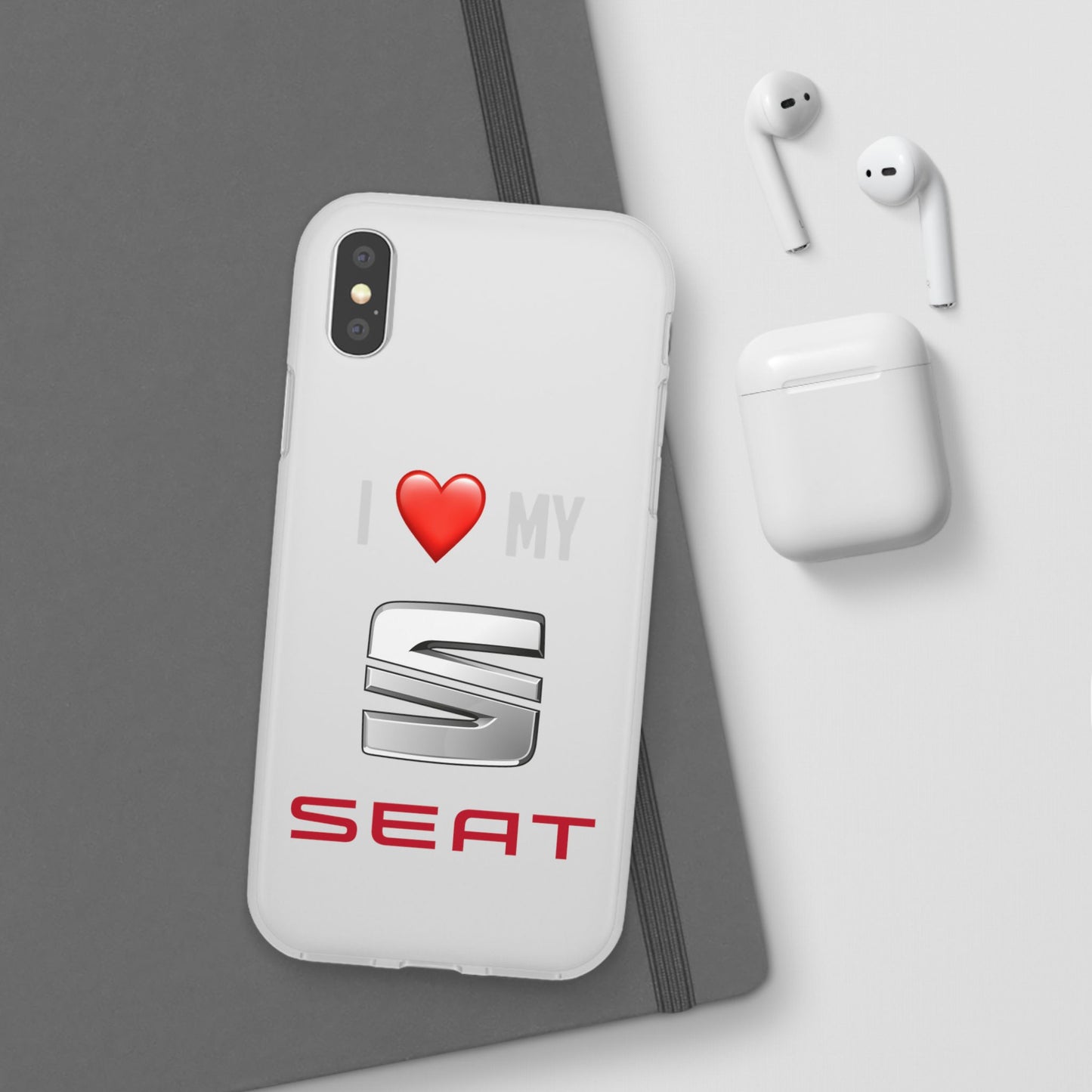 Seat Phone Case - Flexible And Frosted TPU Plastic I Love My Seat Phone Case