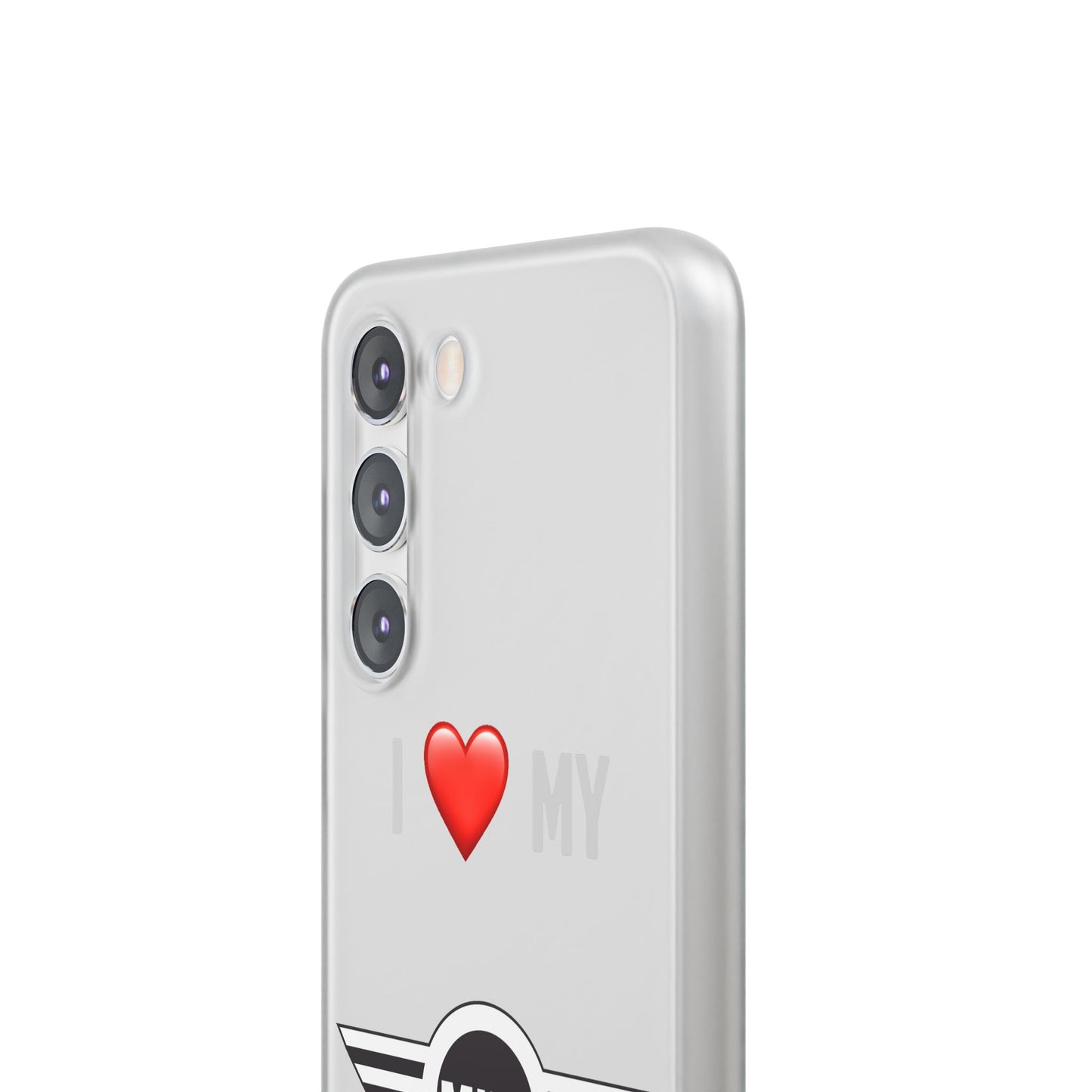 Mini Phone Case - Flexible And Frosted TPU Plastic I Love My Mini Phone Case
