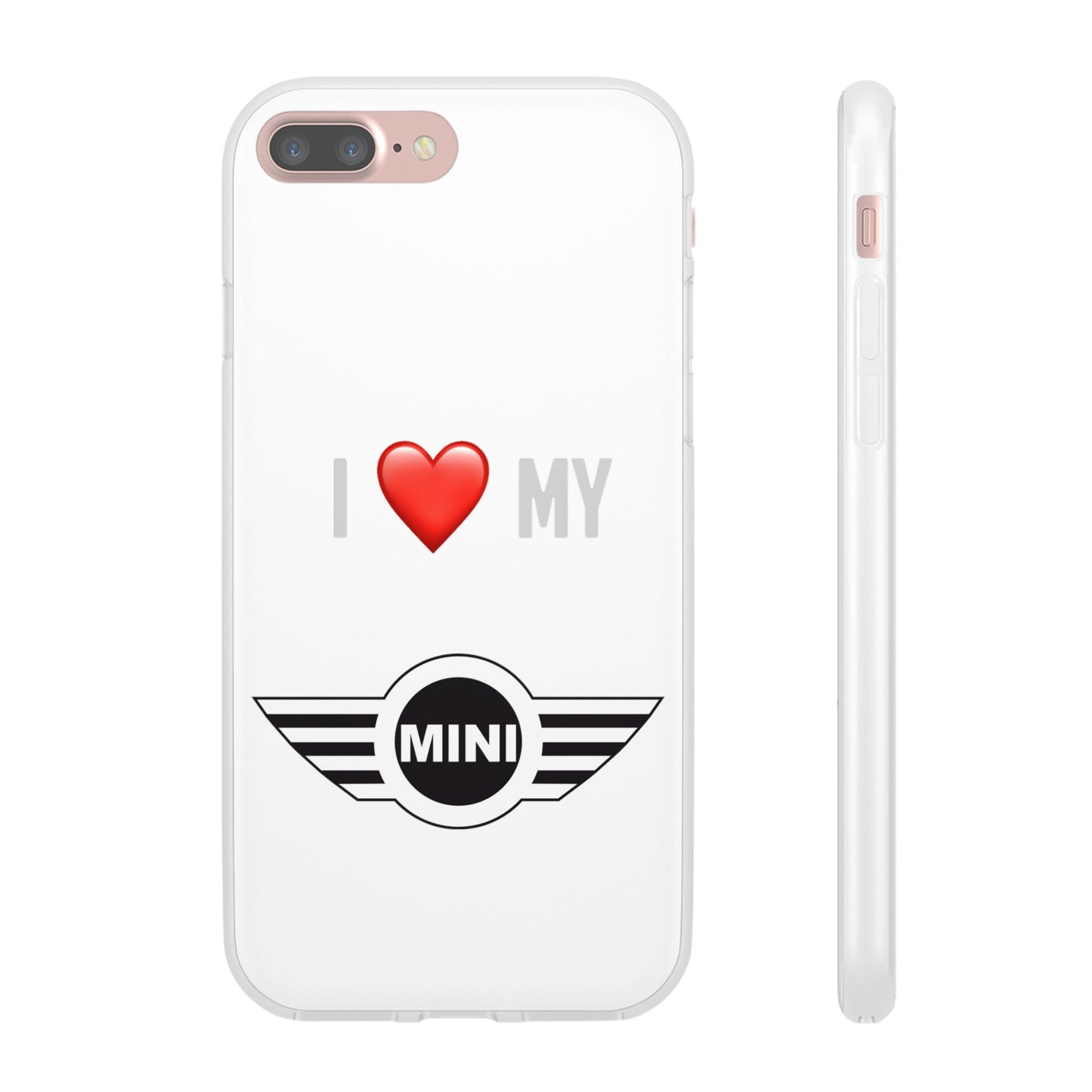 Mini Phone Case - Flexible And Frosted TPU Plastic I Love My Mini Phone Case