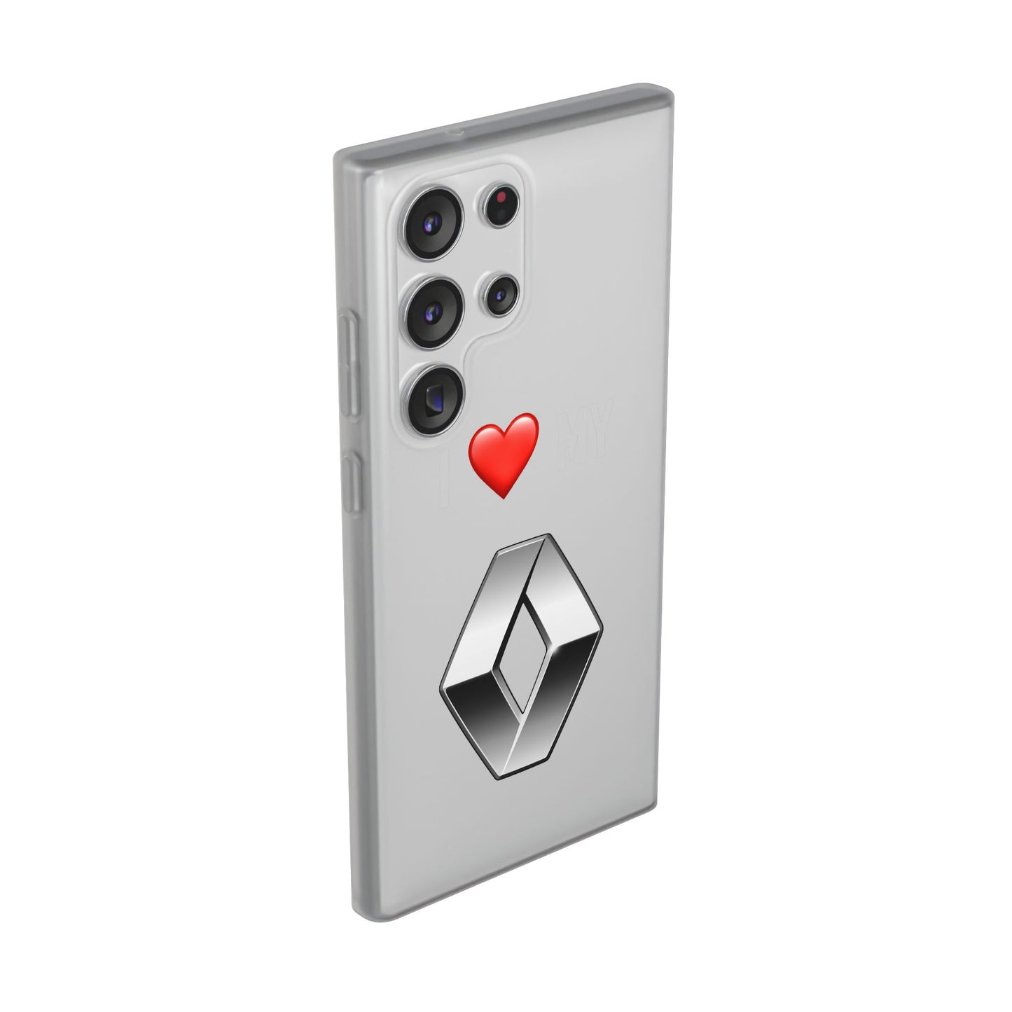 Renault Phone Case - Flexible And Frosted TPU Plastic I Love My Renault Phone Case