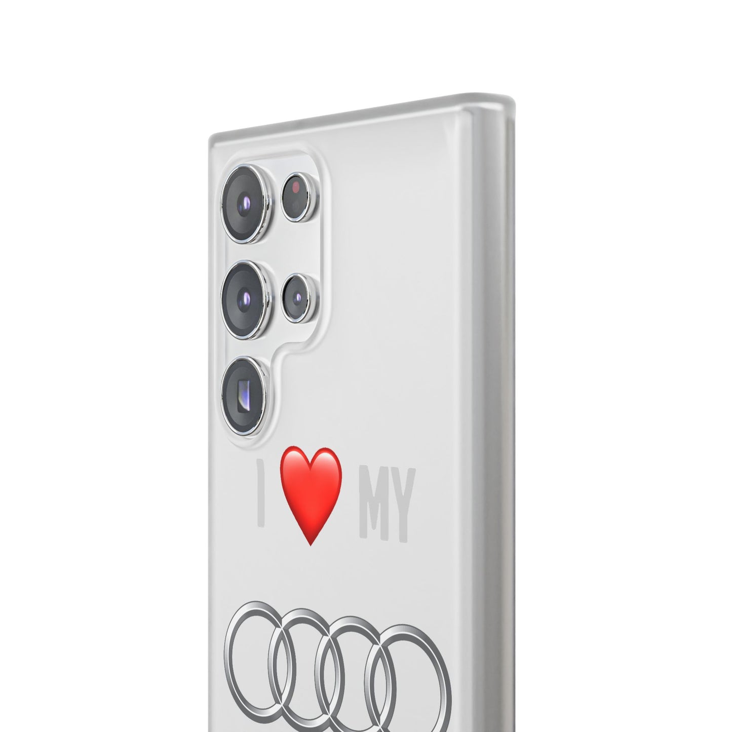 Audi Phone Case - Flexible And Frosted TPU Plastic I Love My Audi Phone Case