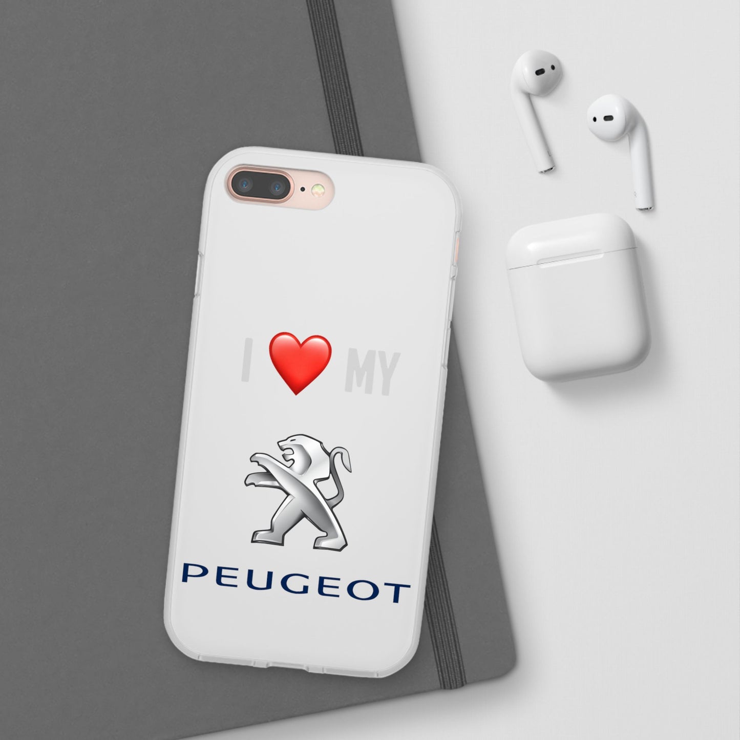 Peugeot Phone Case - Flexible And Frosted TPU Plastic I Love My Peugeot Phone Case