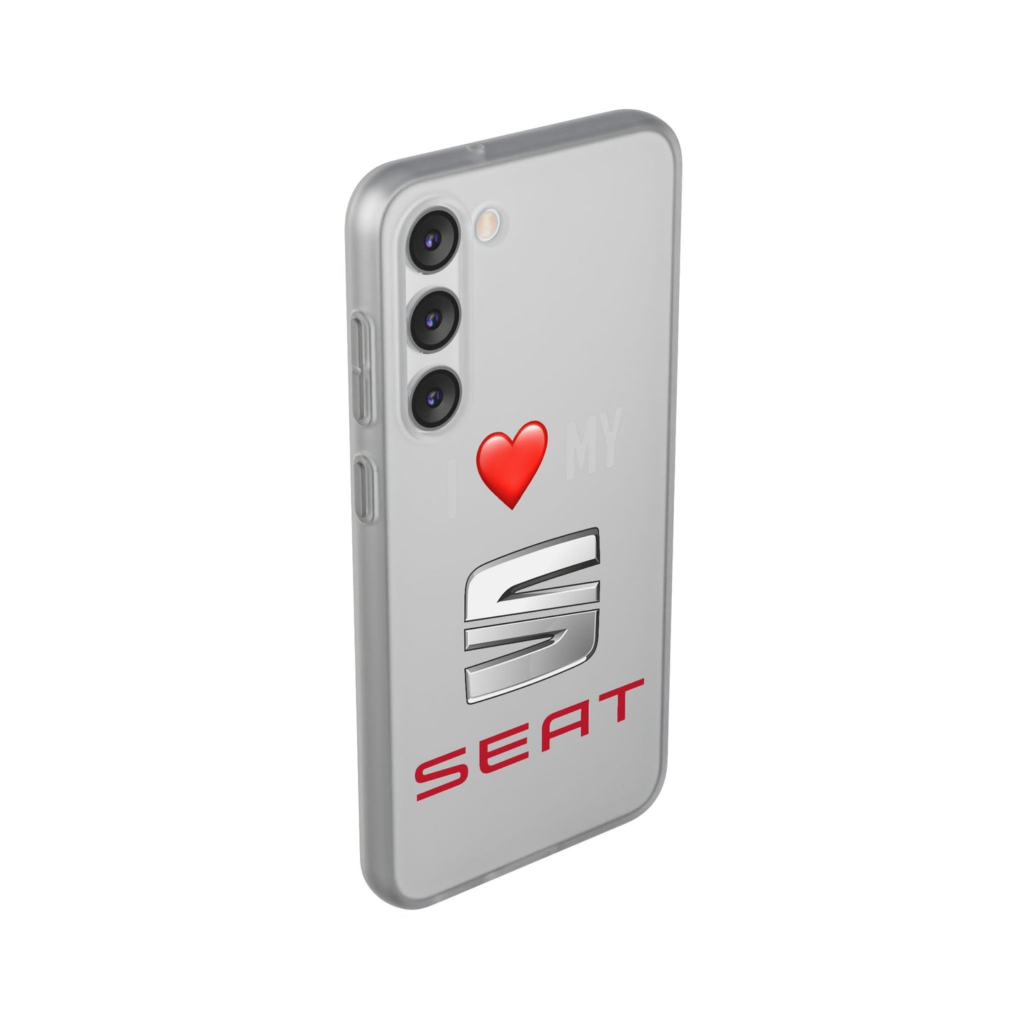Seat Phone Case - Flexible And Frosted TPU Plastic I Love My Seat Phone Case