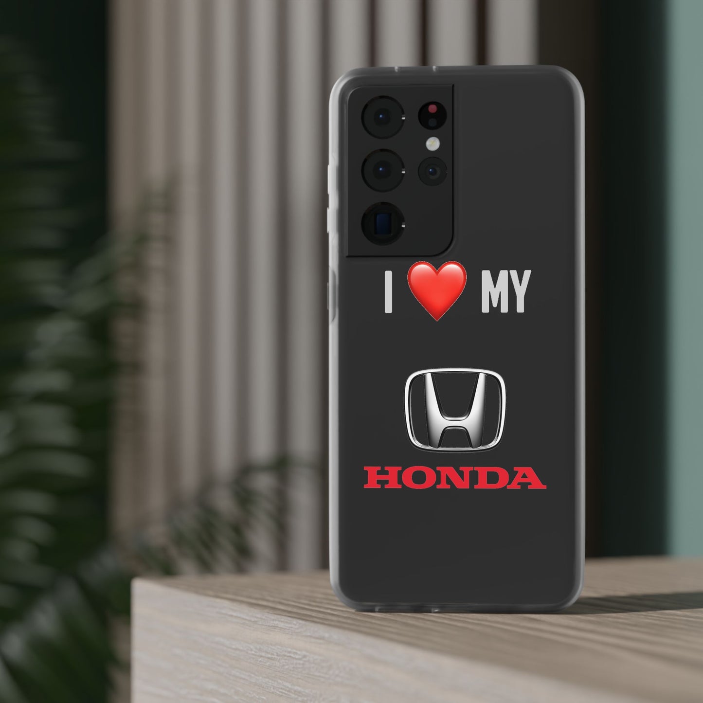 Honda Phone Case - Flexible And Frosted TPU Plastic I Love My Honda Phone Case