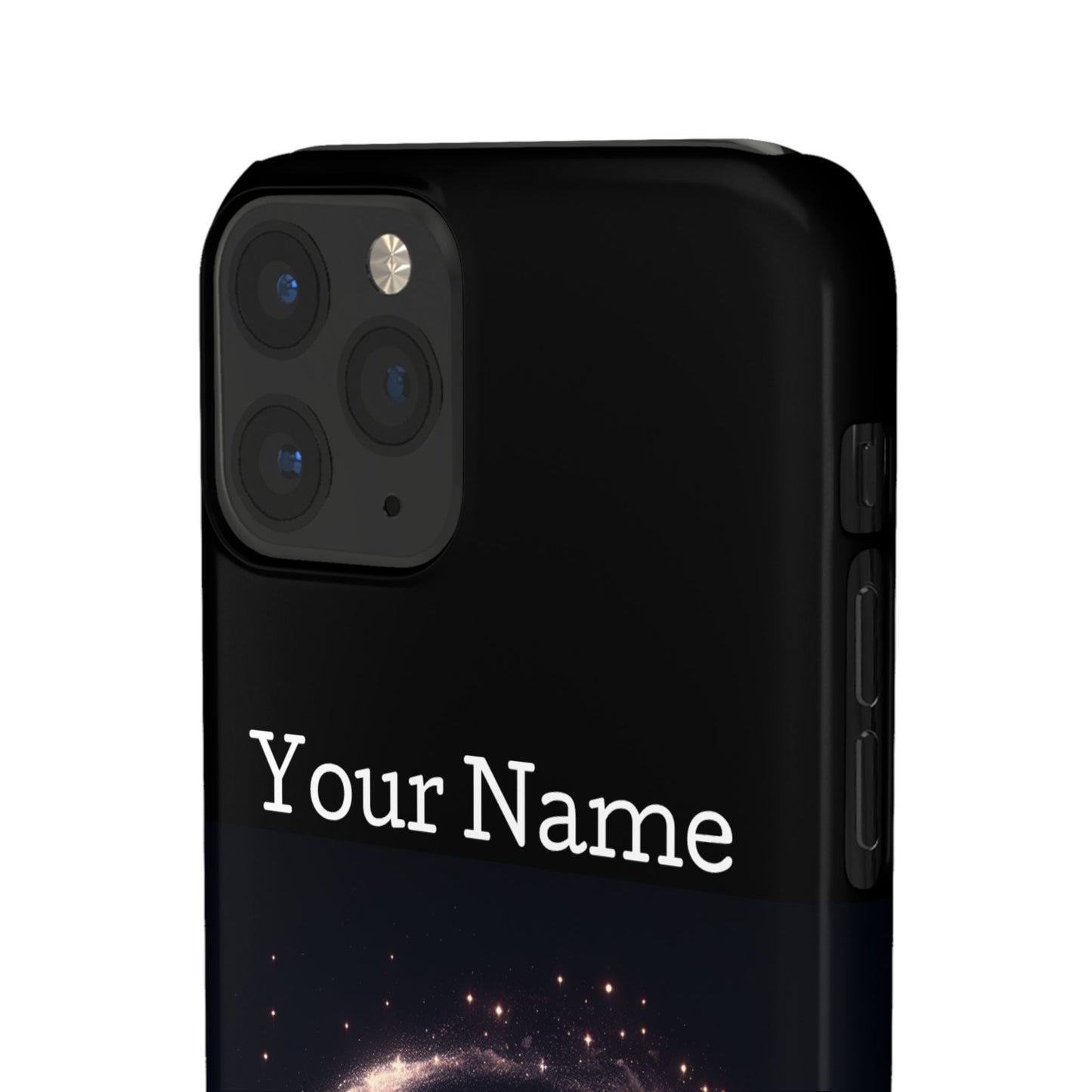 Leo Phone Case - Glossy Black Polycarbonate Snap Case Phone Protection