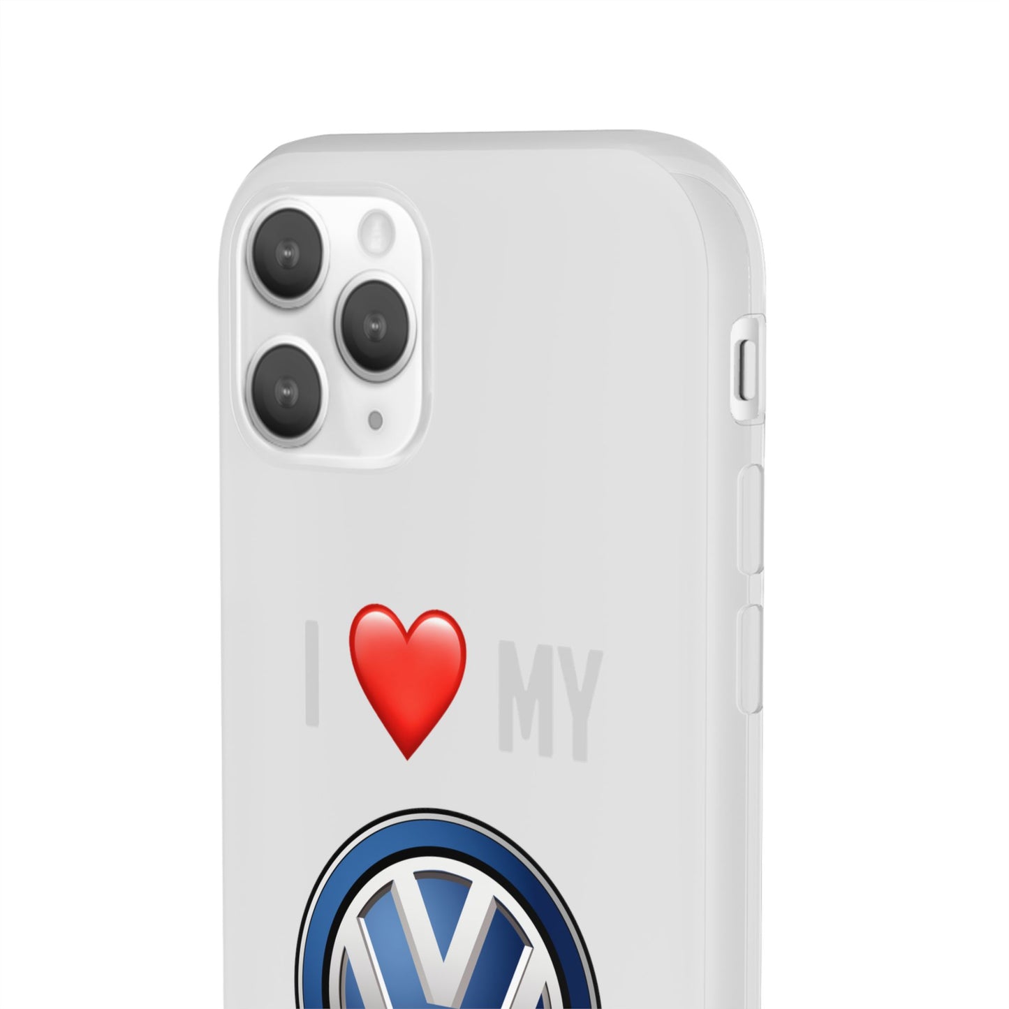 Volkswagen Phone Case - Flexible And Frosted TPU Plastic I Love My Volkswagen Phone Case