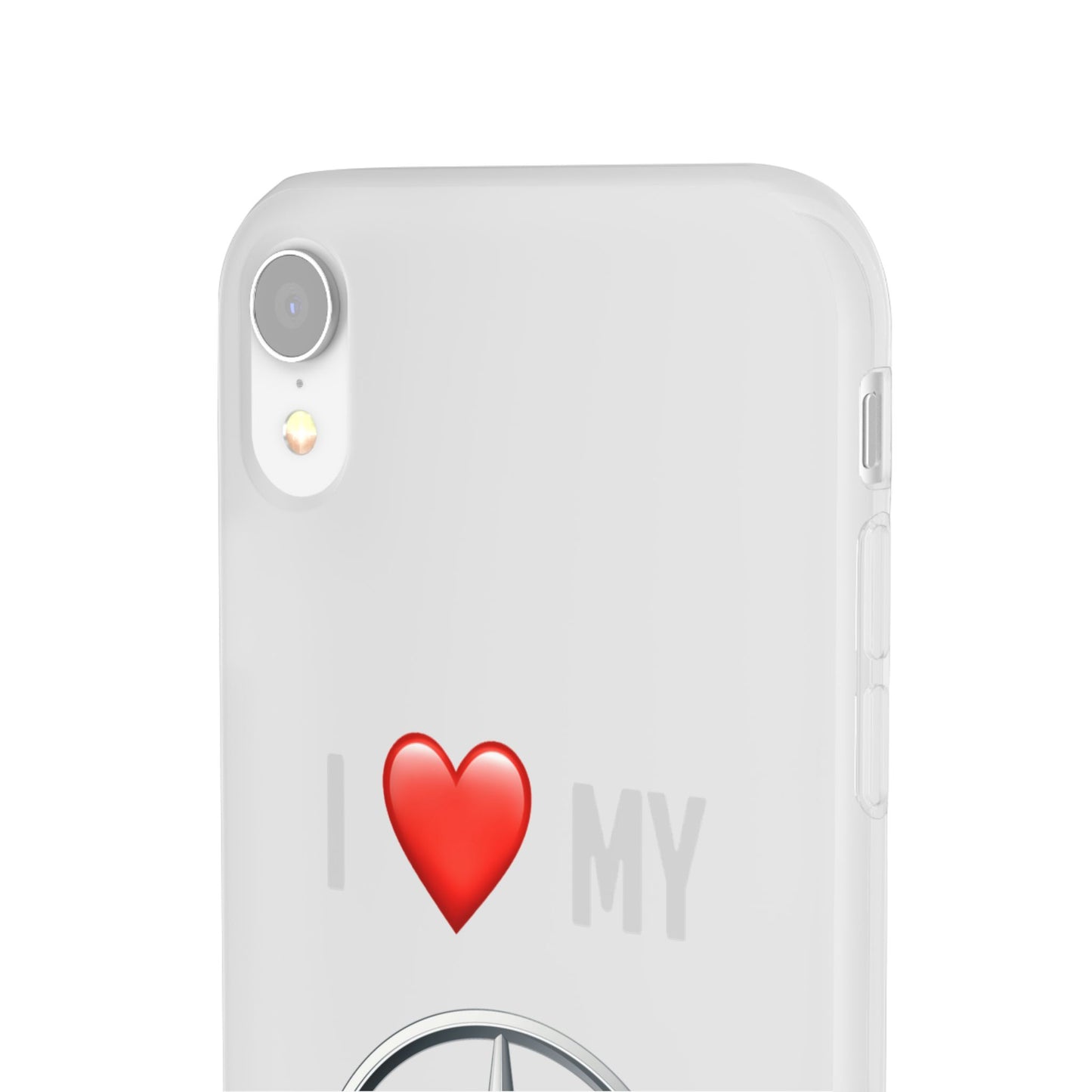 Mercedes Phone Case - Flexible And Frosted TPU Plastic I Love My Mercedes Phone Case