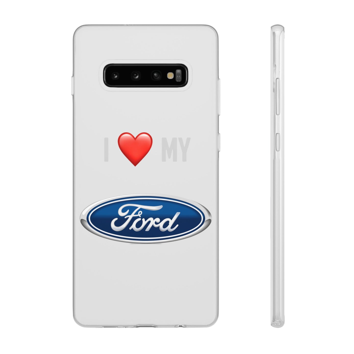 Ford Phone Case - Flexible And Frosted TPU Plastic I Love My Ford Phone Case