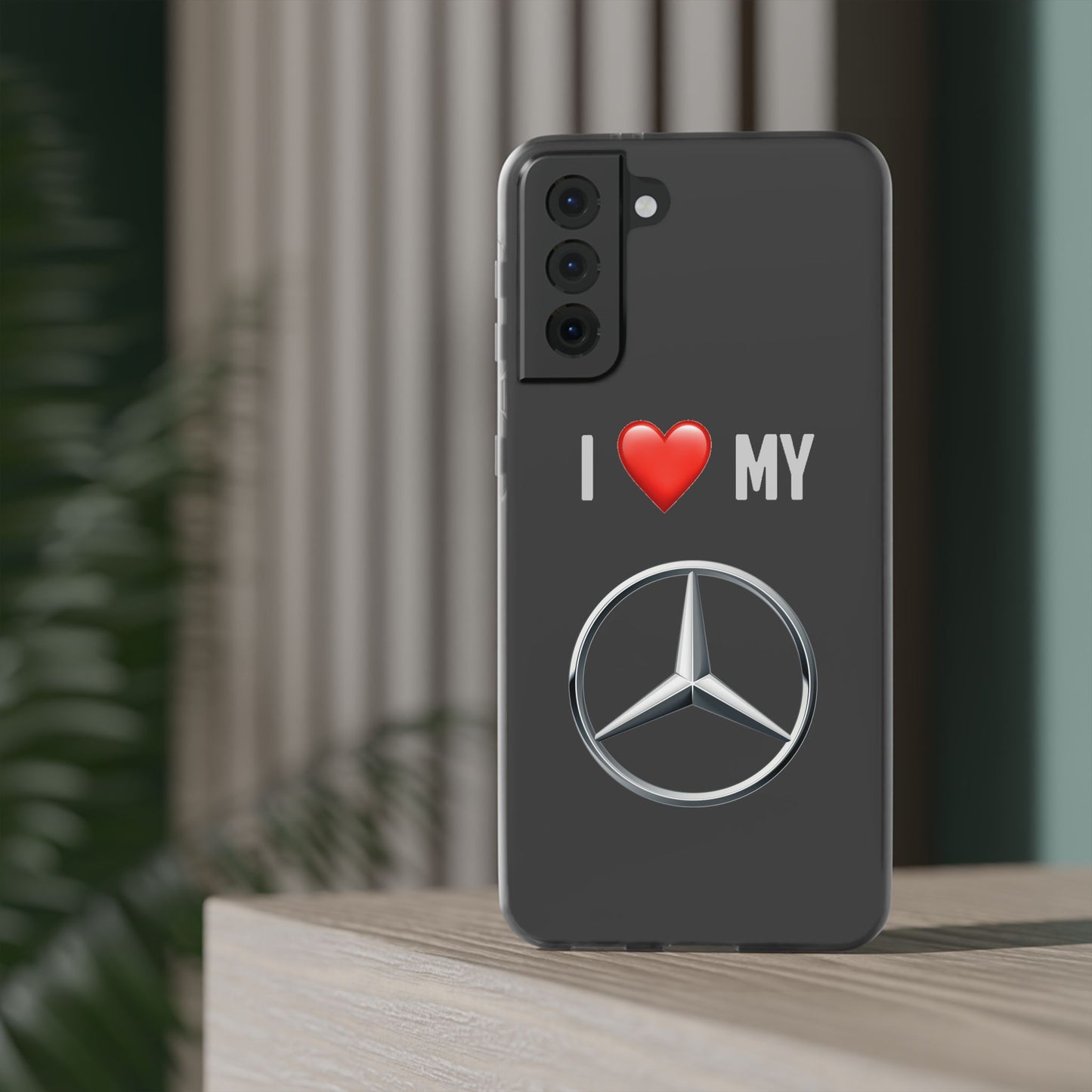 Mercedes Phone Case - Flexible And Frosted TPU Plastic I Love My Mercedes Phone Case