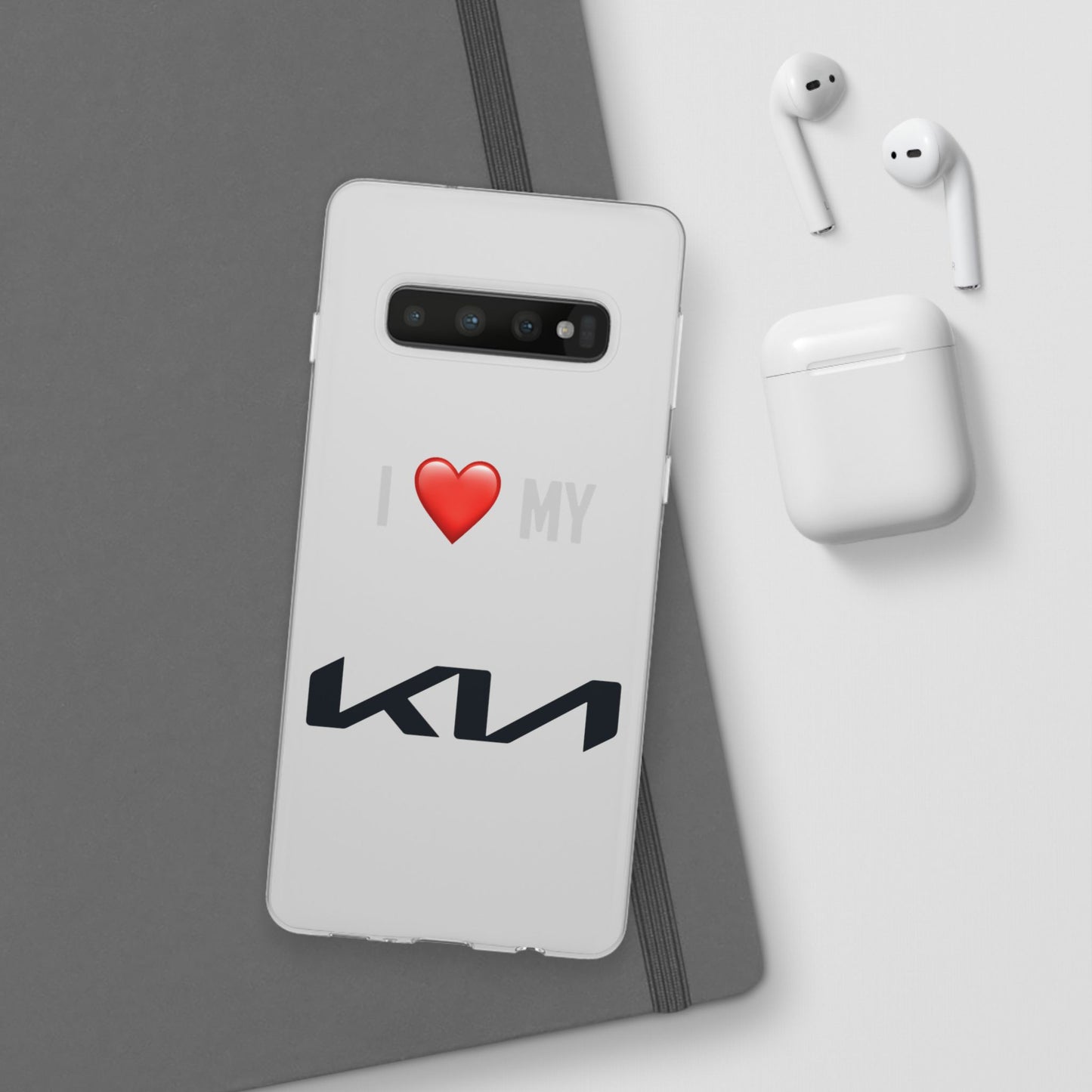Kia Phone Case - Flexible And Frosted TPU Plastic I Love My Kia Phone Case