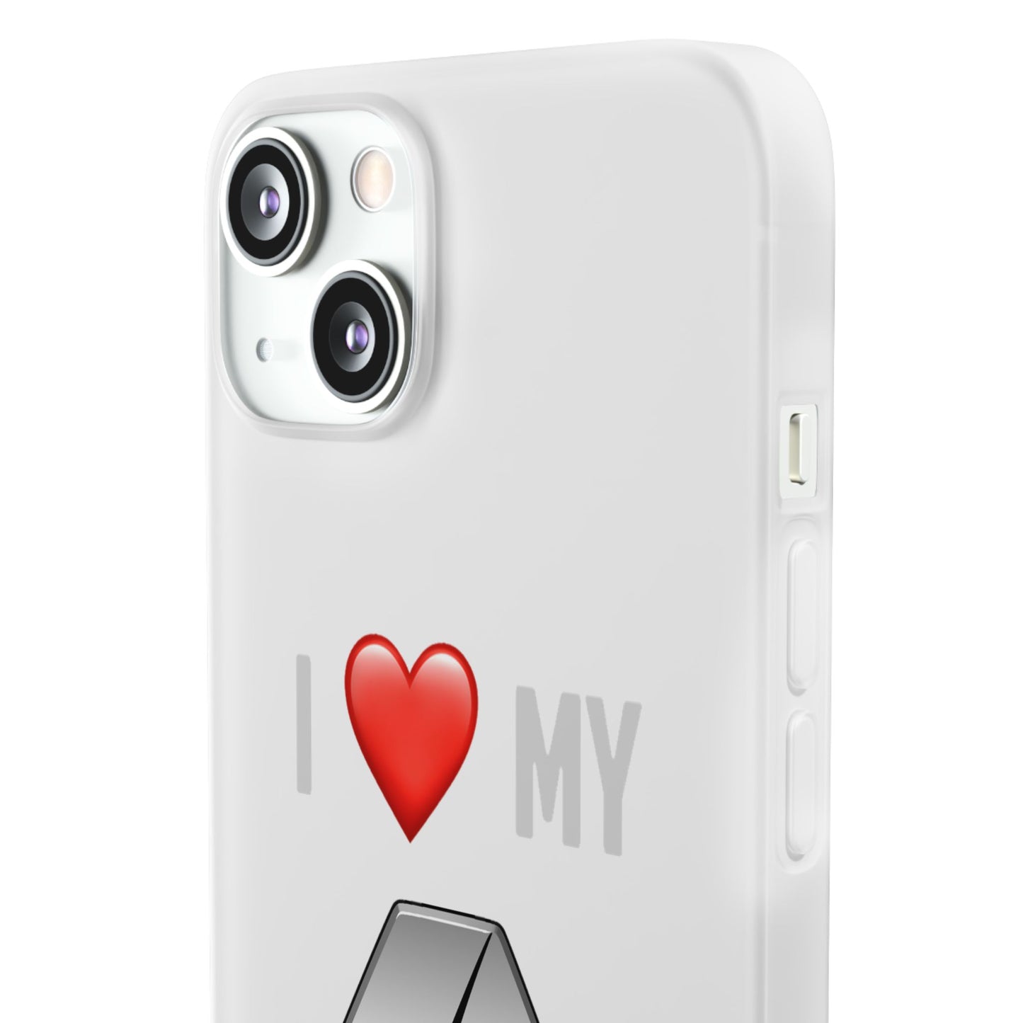 Renault Phone Case - Flexible And Frosted TPU Plastic I Love My Renault Phone Case