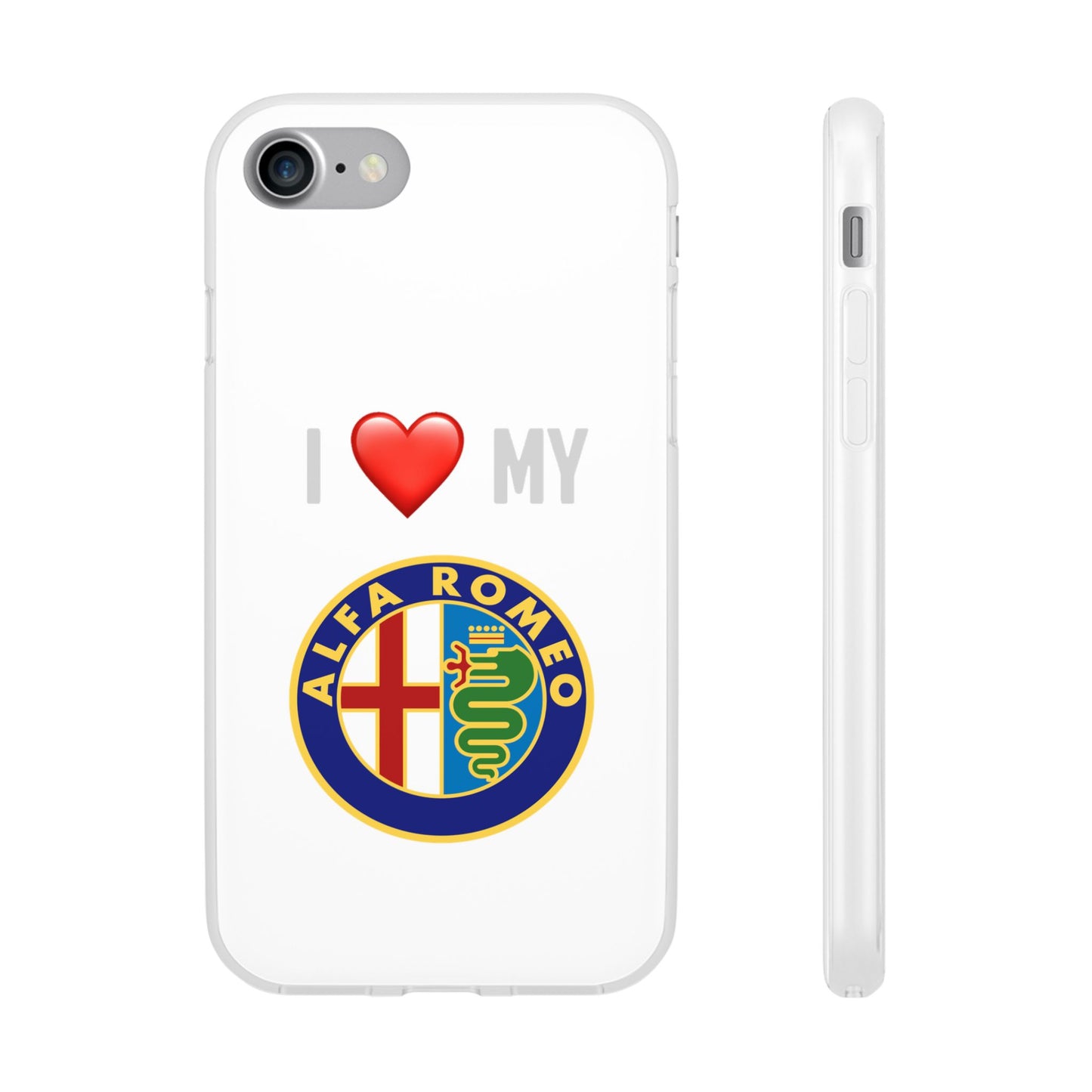 Alfa Romeo Phone Case - Flexible And Frosted TPU Plastic I Love My Alfa Romeo Phone Case
