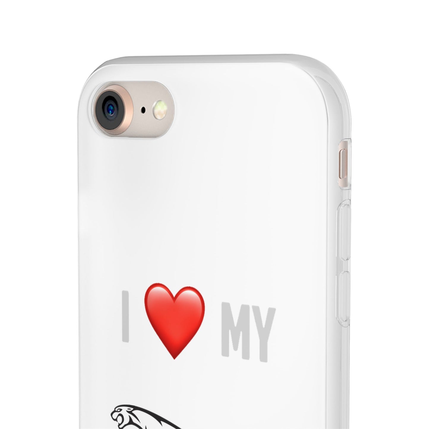 Jaguar Phone Case - Flexible And Frosted TPU Plastic I Love My Jaguar Phone Case