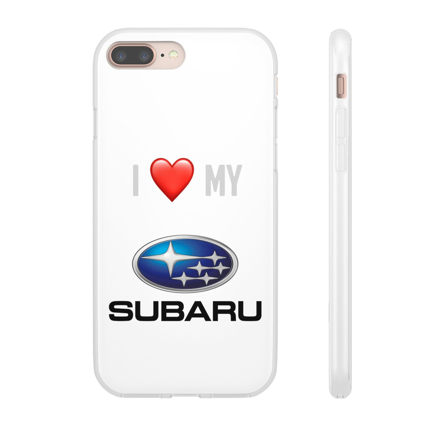 Subaru Phone Case - Flexible And Frosted TPU Plastic I Love My Subaru Phone Case
