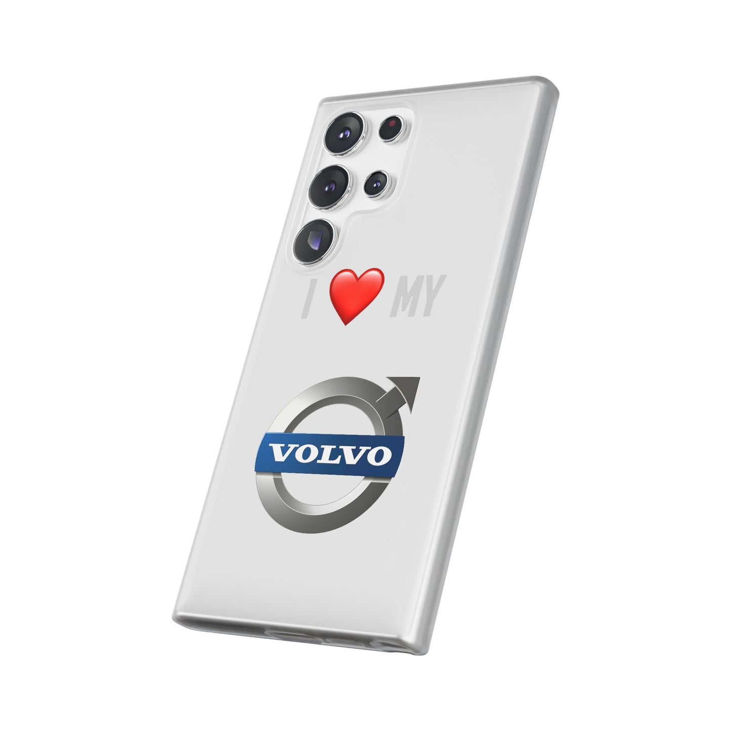Volvo Phone Case - Flexible And Frosted TPU Plastic I Love My Volvo Phone Case