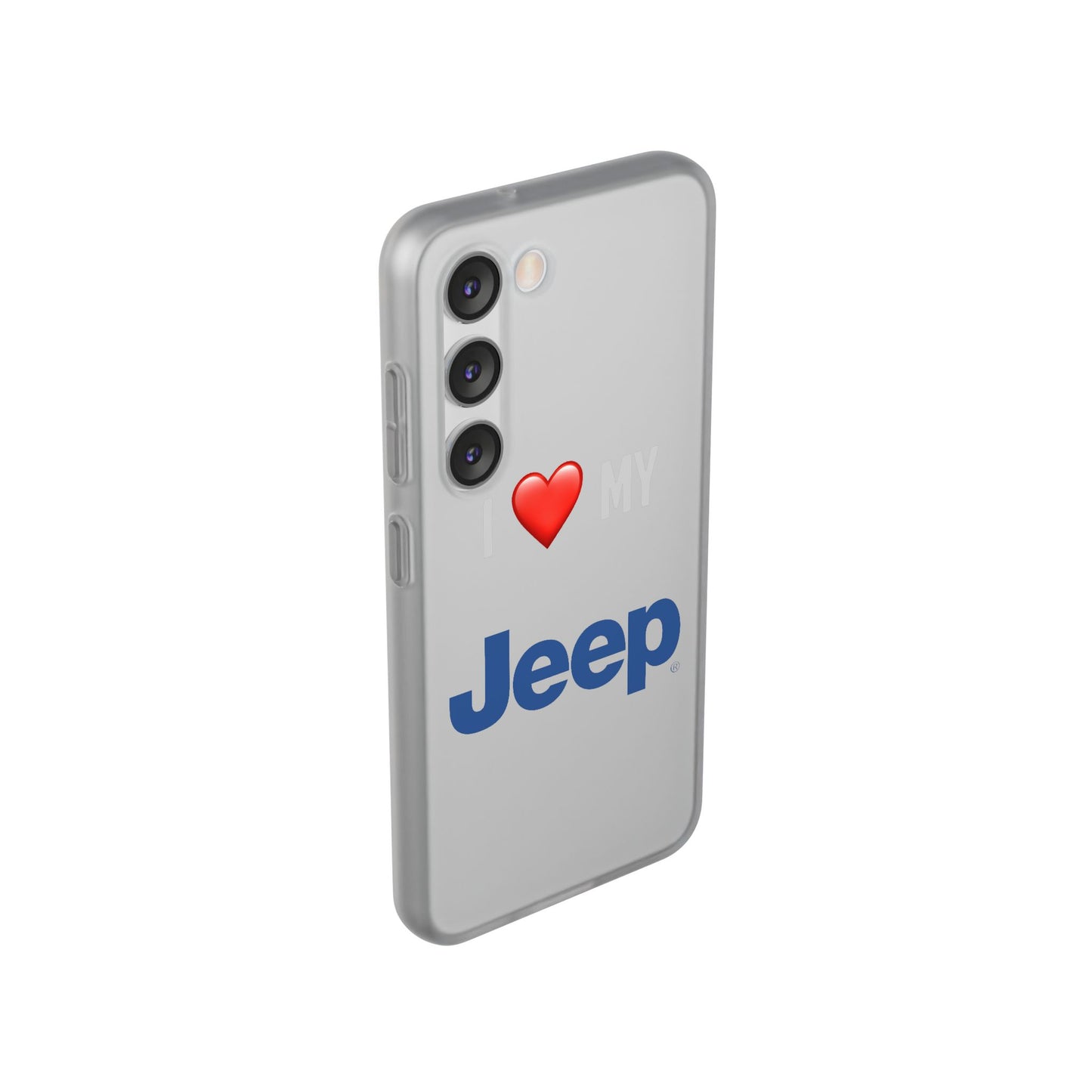 Jeep Phone Case - Flexible And Frosted TPU Plastic I Love My Jeep Phone Case