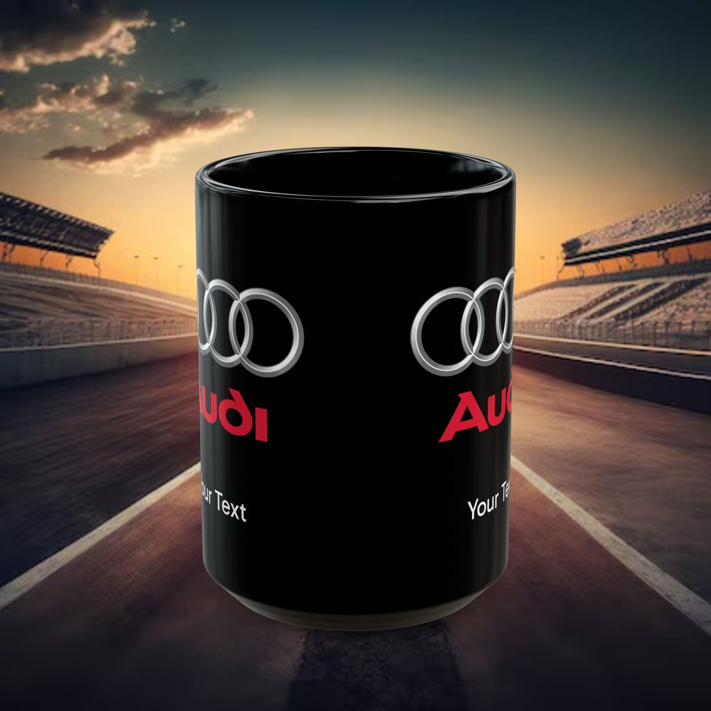 Audi Mug (With or Without Personalisation) 11oz or 15oz. Perfect Gift