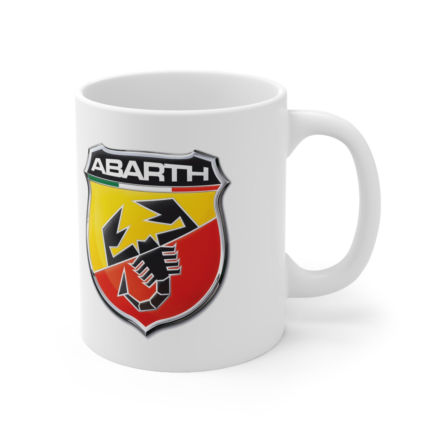 Abarth  - I Love my Abarth White Ceramic Coffee Cup 11oz, 15oz