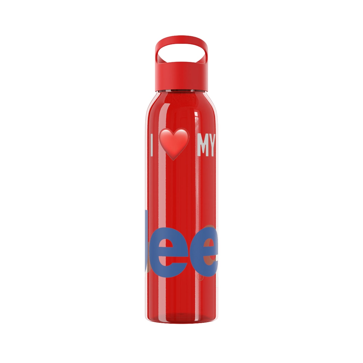 Jeep - I Love My Jeep 22oz Water Bottle