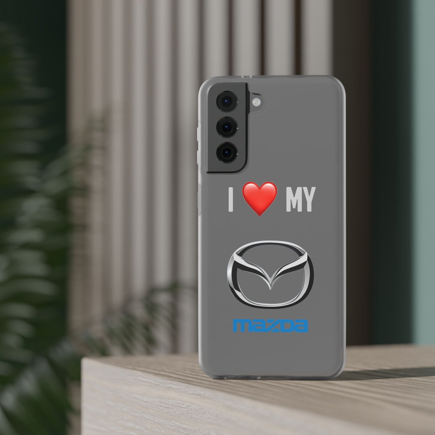 Mazda Phone Case - Flexible And Frosted TPU Plastic I Love My Mazda Phone Case