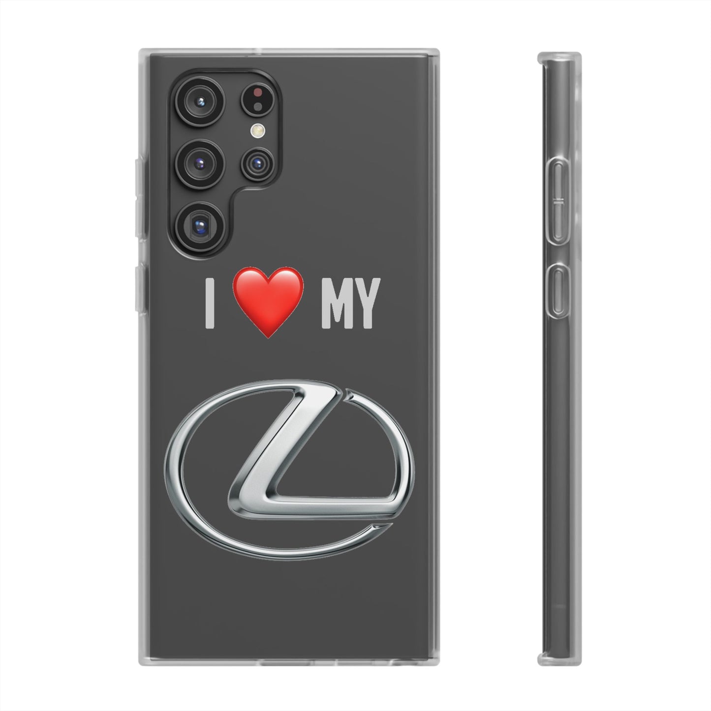 Lexus Phone Case - Flexible And Frosted TPU Plastic I Love My Lexus Phone Case
