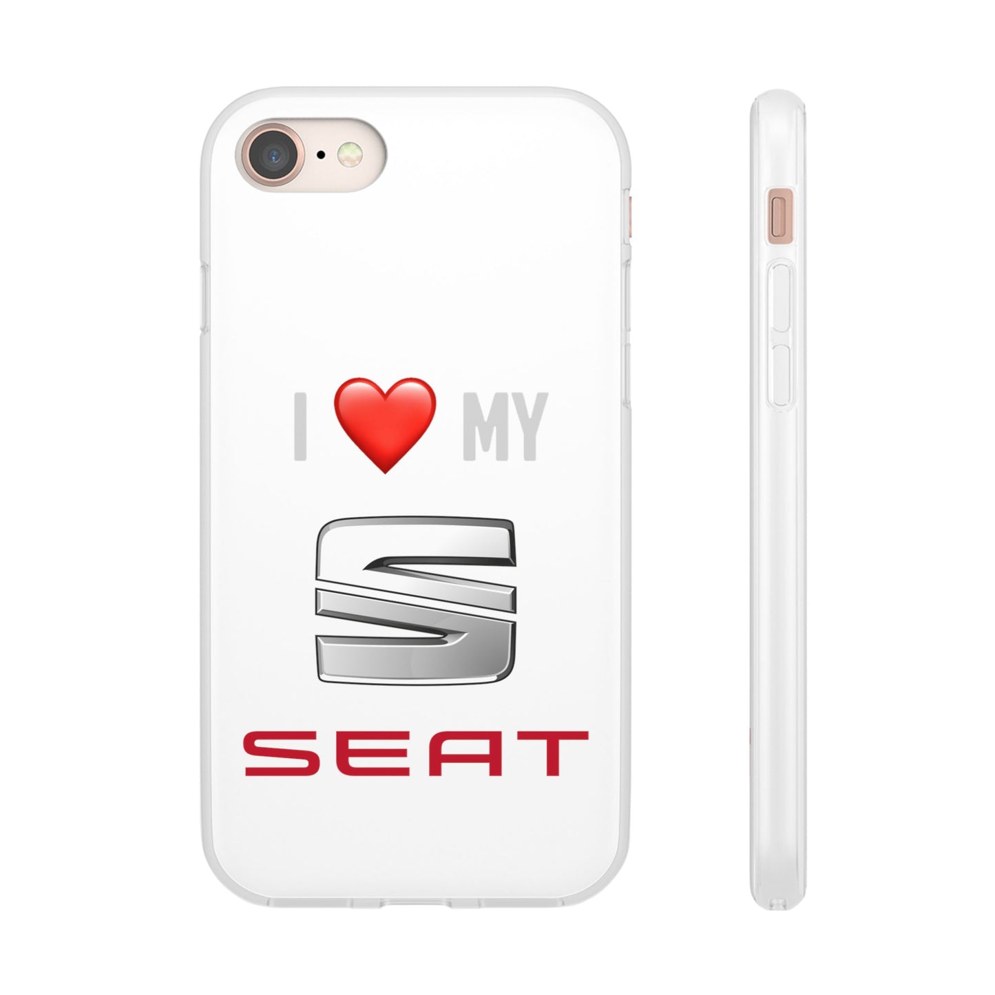Seat Phone Case - Flexible And Frosted TPU Plastic I Love My Seat Phone Case