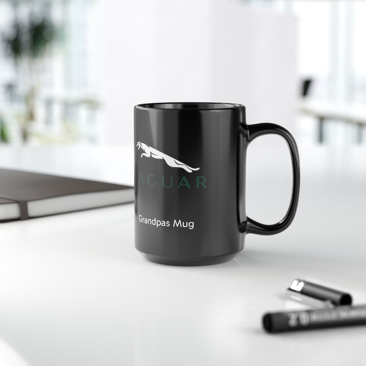 Jaguar Mug (With or Without Personalisation) 11oz or 15oz. Perfect Gift