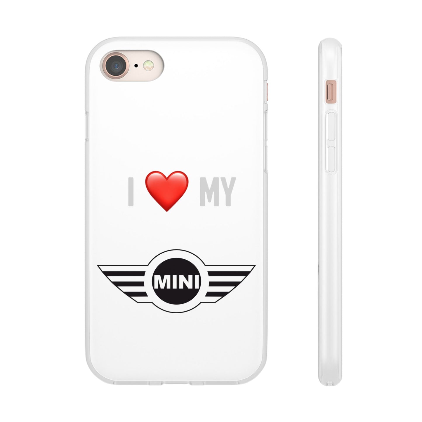 Mini Phone Case - Flexible And Frosted TPU Plastic I Love My Mini Phone Case