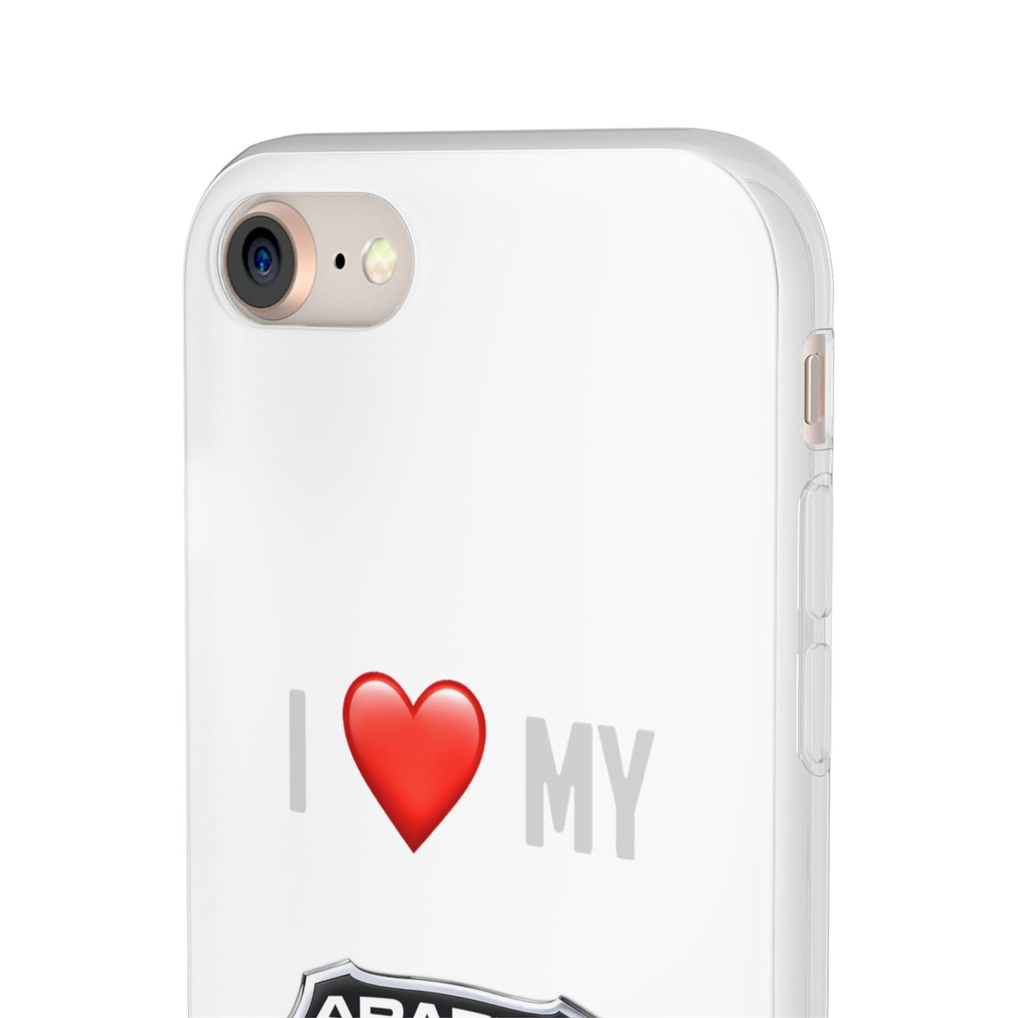 Abarth Phone Case - Flexible And Frosted TPU Plastic I Love My Abarth Phone Case