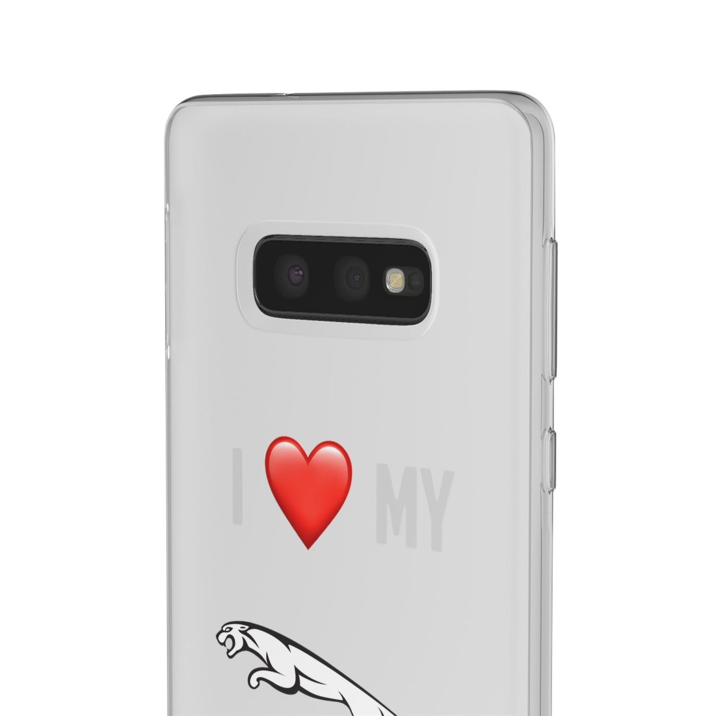 Jaguar Phone Case - Flexible And Frosted TPU Plastic I Love My Jaguar Phone Case