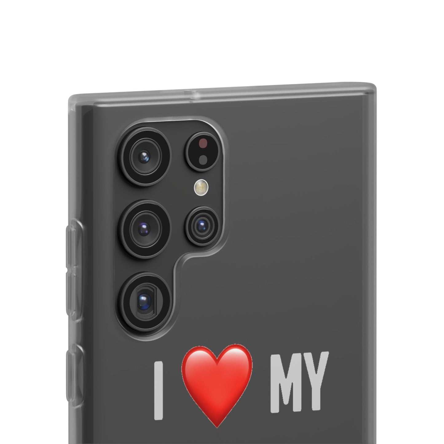 Tesla Phone Case - Flexible And Frosted TPU Plastic I Love My Tesla Phone Case