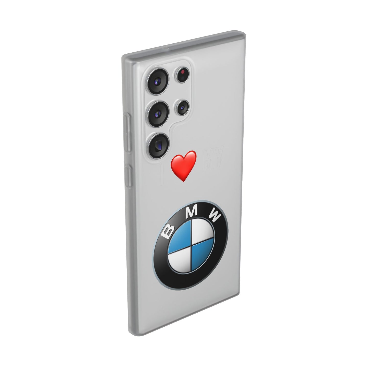 BMW Phone Case - Flexible And Frosted TPU Plastic I Love My BMW Phone Case