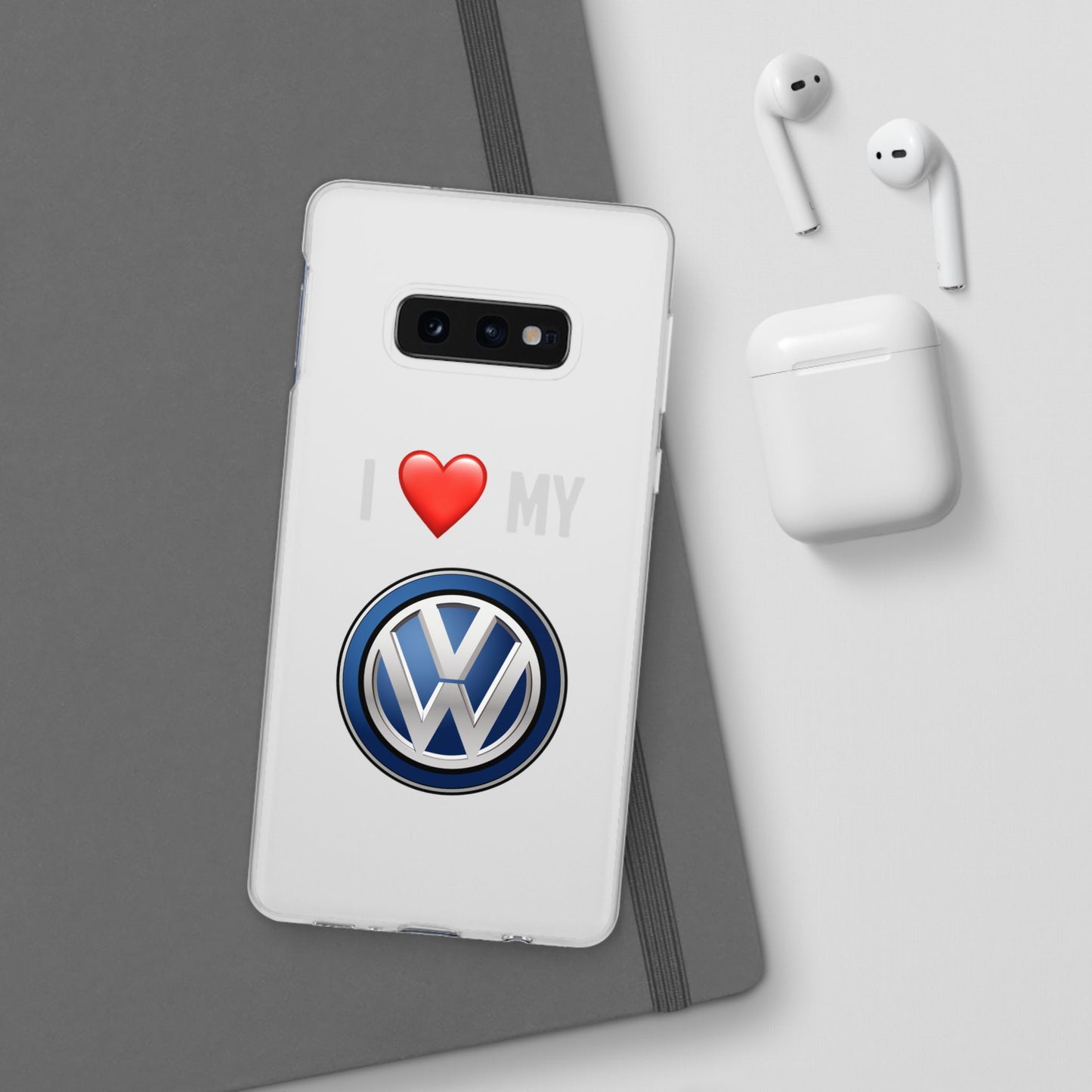 Volkswagen Phone Case - Flexible And Frosted TPU Plastic I Love My Volkswagen Phone Case