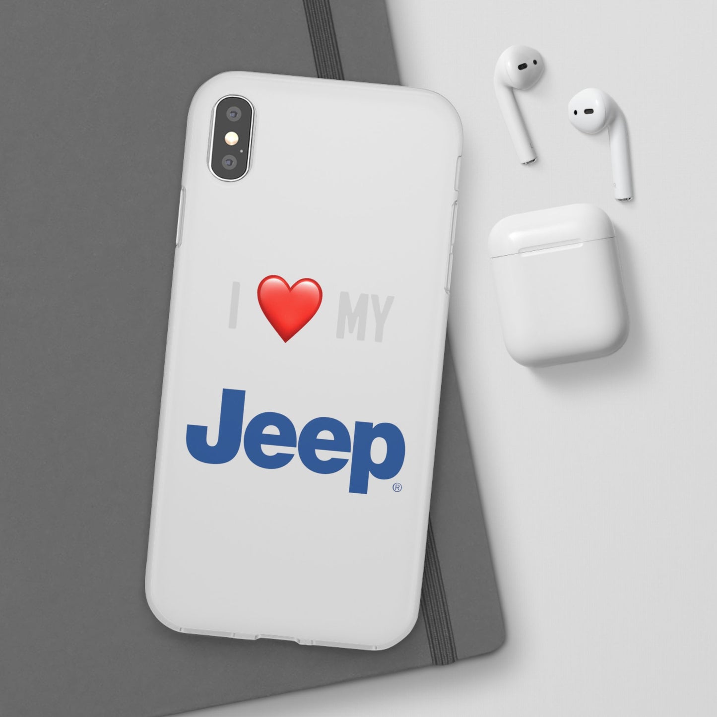 Jeep Phone Case - Flexible And Frosted TPU Plastic I Love My Jeep Phone Case