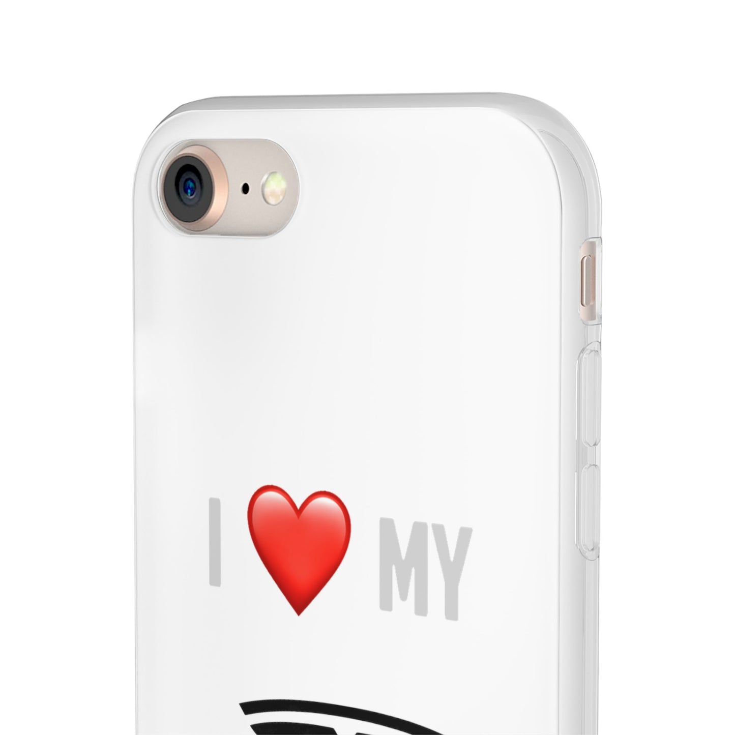 Tesla Phone Case - Flexible And Frosted TPU Plastic I Love My Tesla Phone Case