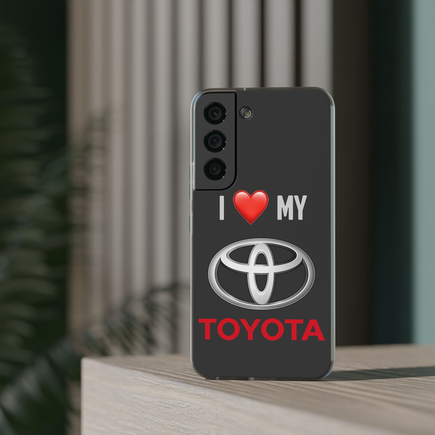 Toyota Phone Case - Flexible And Frosted TPU Plastic I Love My Toyota Phone Case