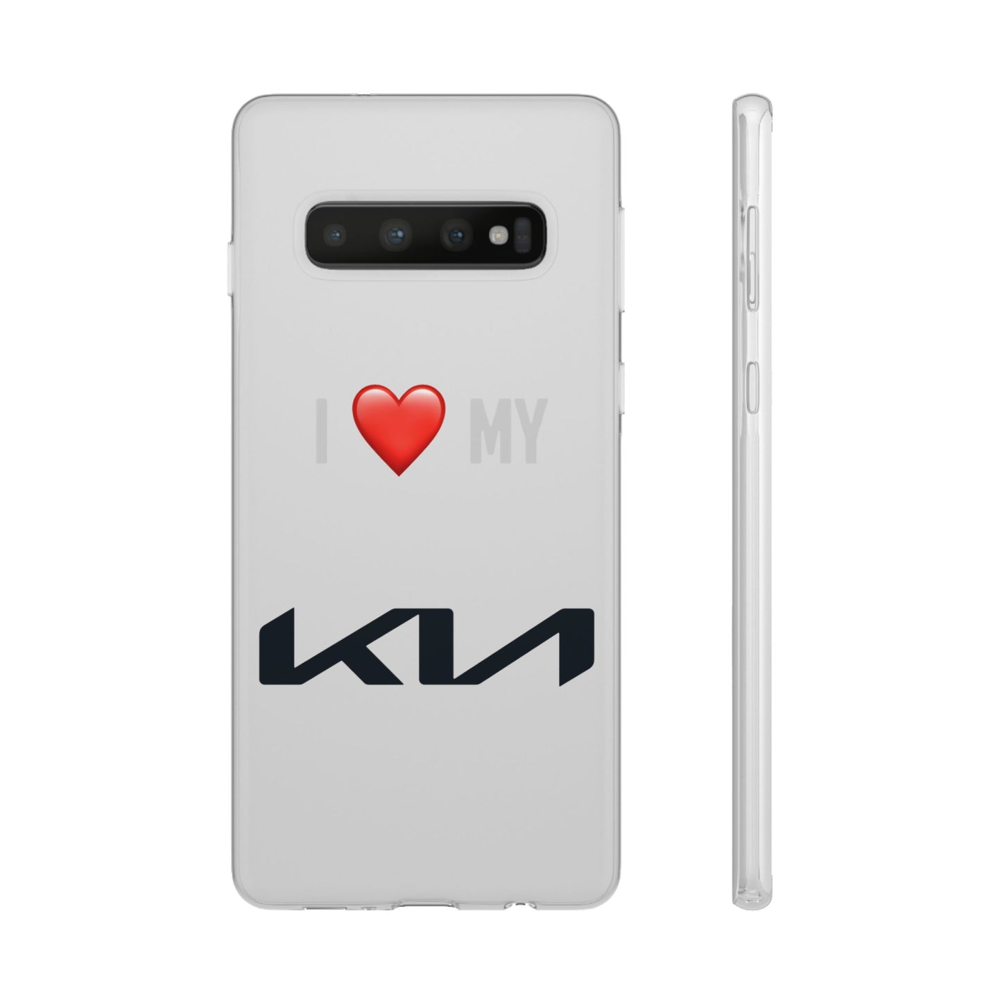 Kia Phone Case - Flexible And Frosted TPU Plastic I Love My Kia Phone Case
