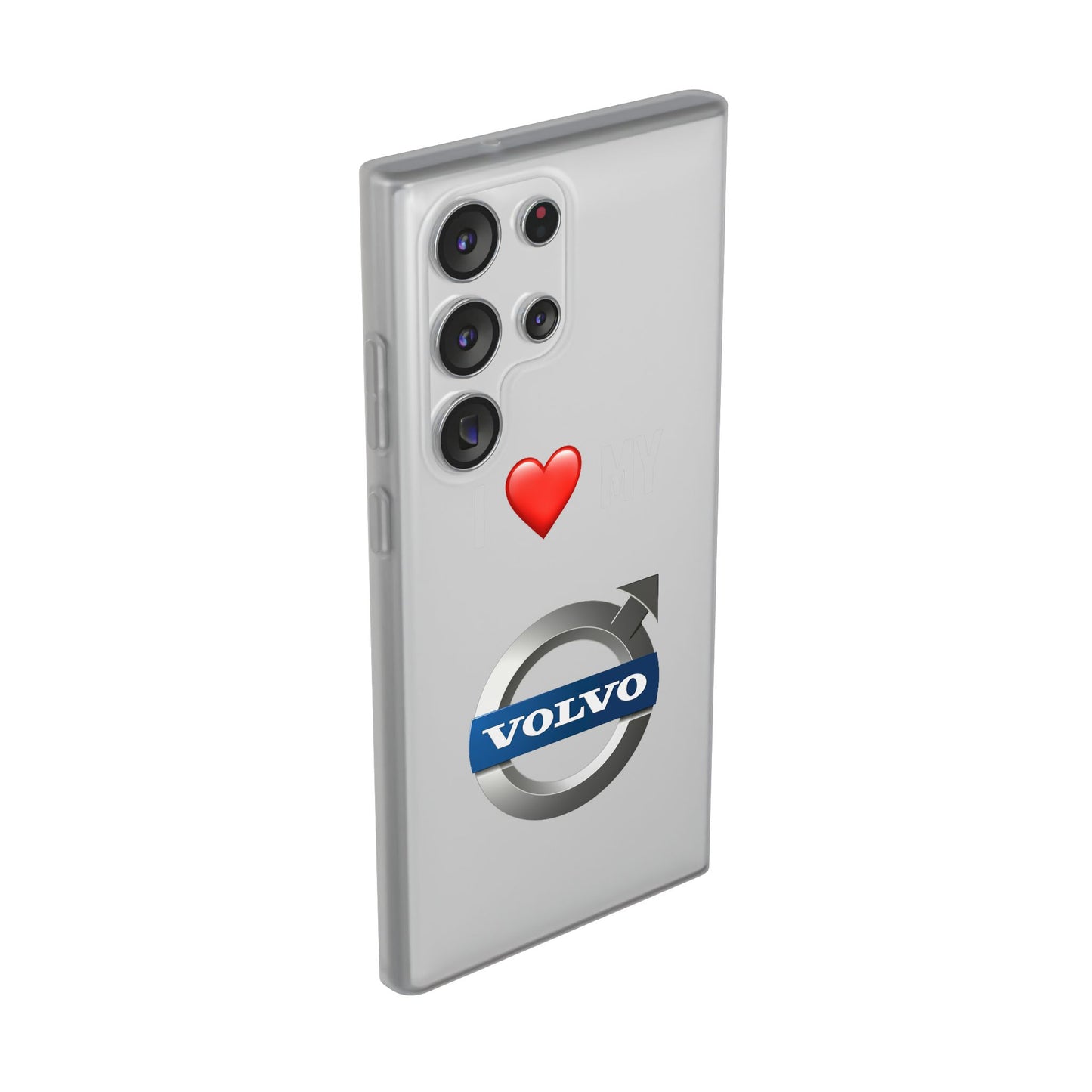 Volvo Phone Case - Flexible And Frosted TPU Plastic I Love My Volvo Phone Case