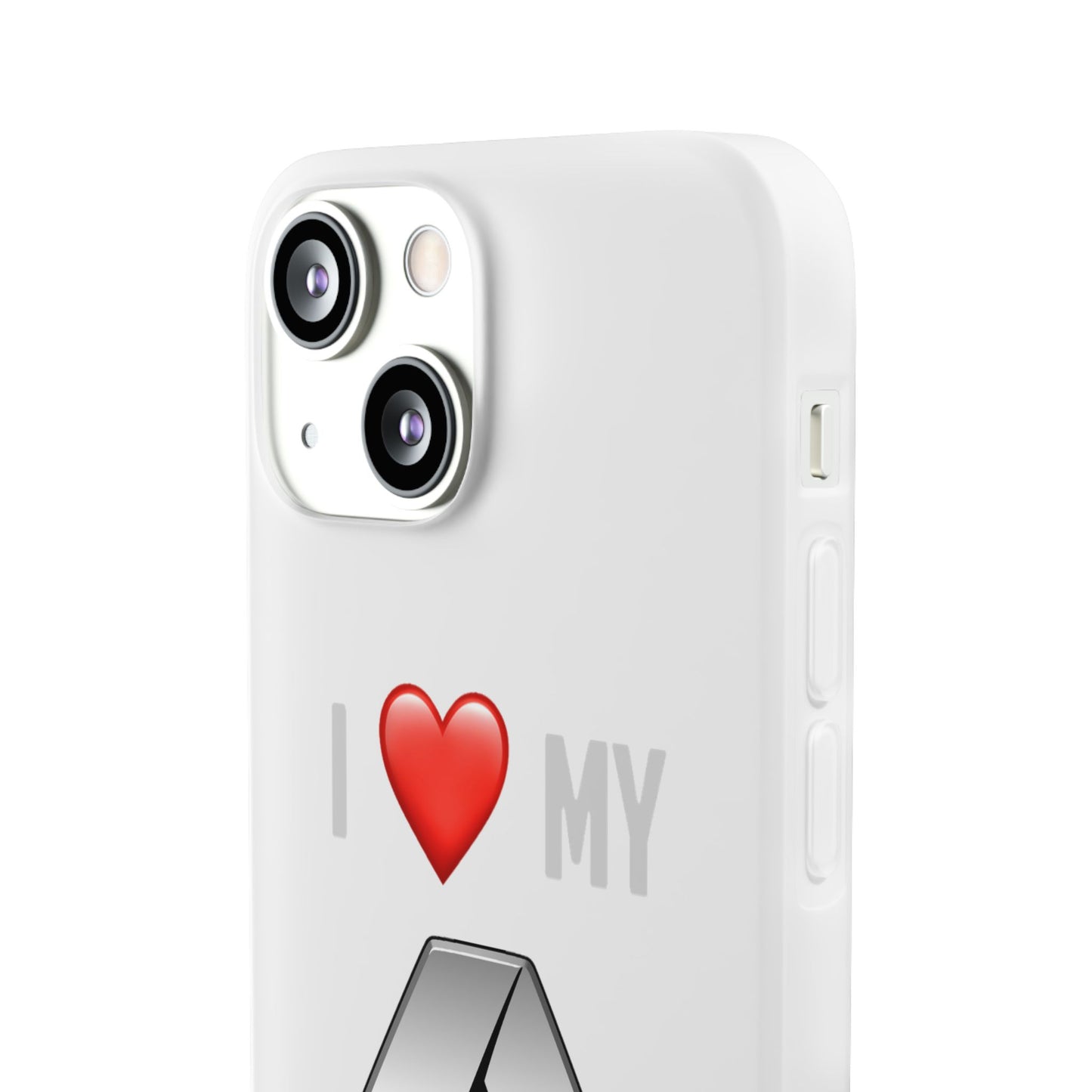 Renault Phone Case - Flexible And Frosted TPU Plastic I Love My Renault Phone Case